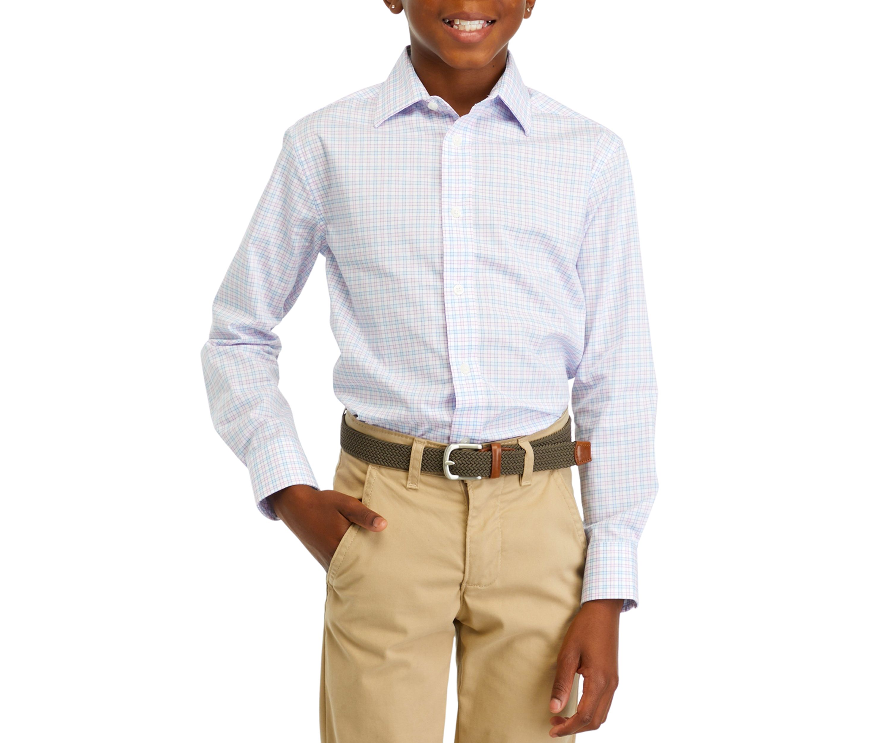 Boys 8-20 Printed Dress Shirt