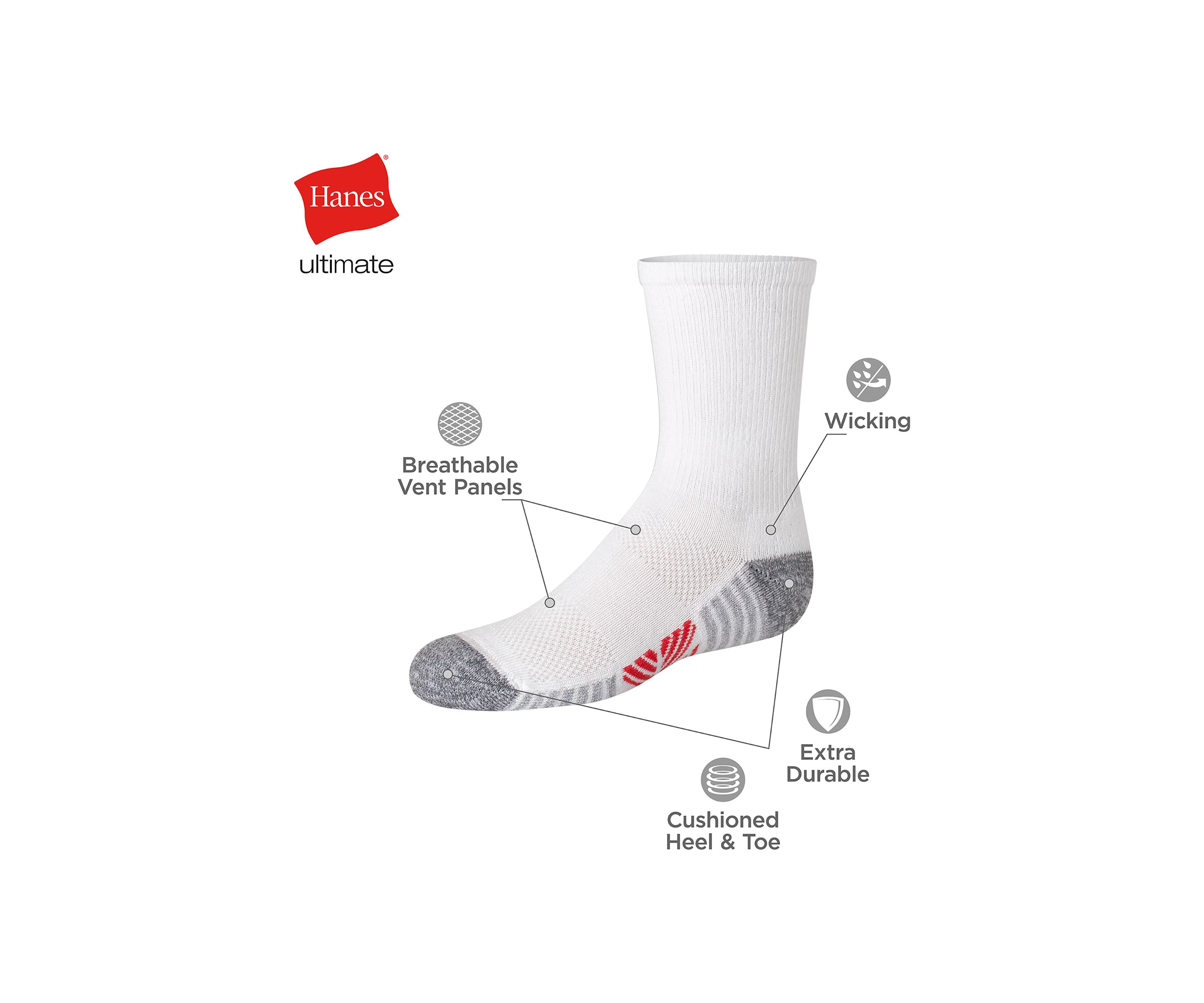 Ultimate Cool Comfort Socks - 10 Pack