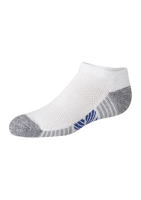 Hanes Kids Ultimate Cool Comfort Socks - 10 Pack, White, Large