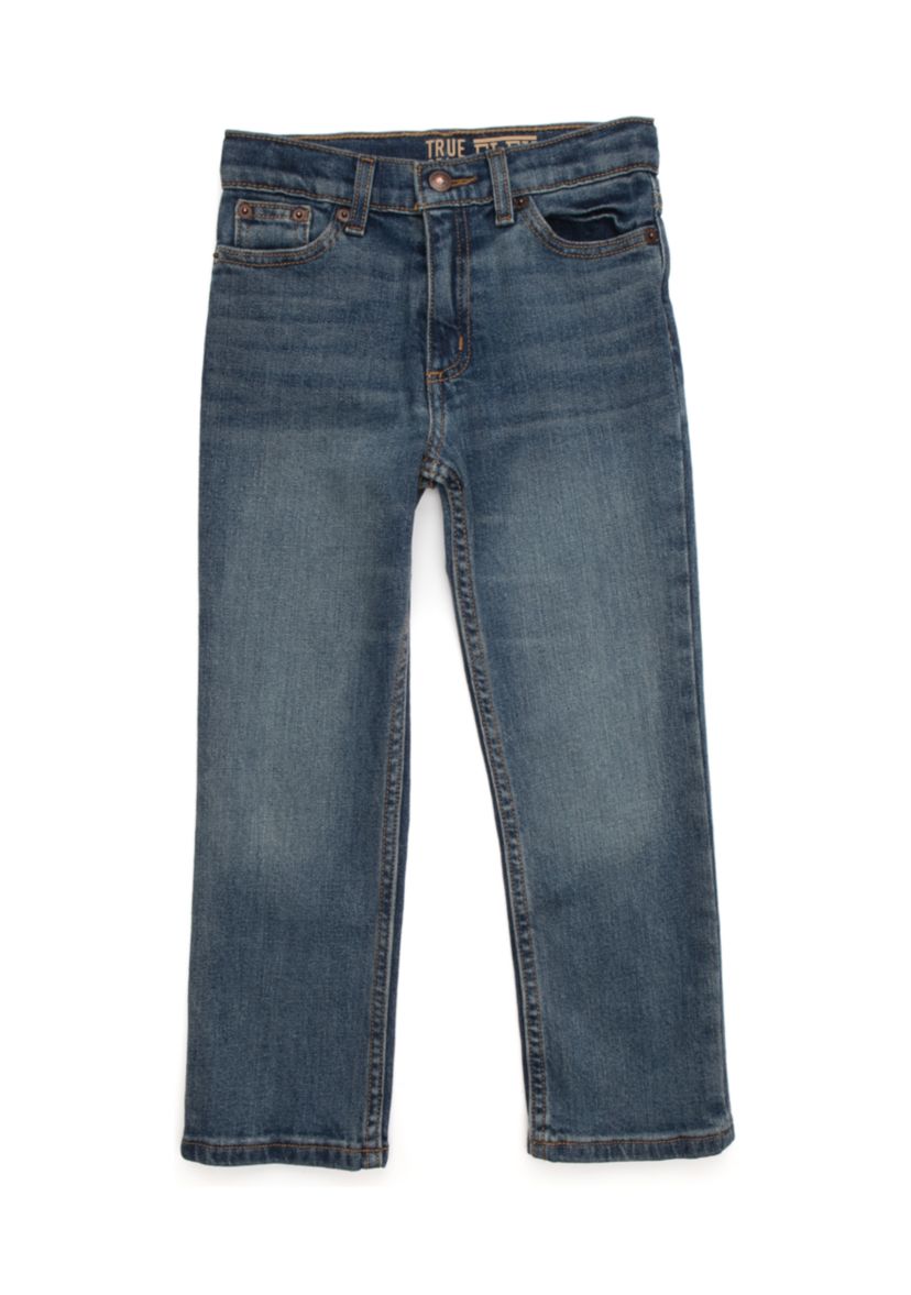 Boys 4-8 5-Pocket Straight Denim Jeans