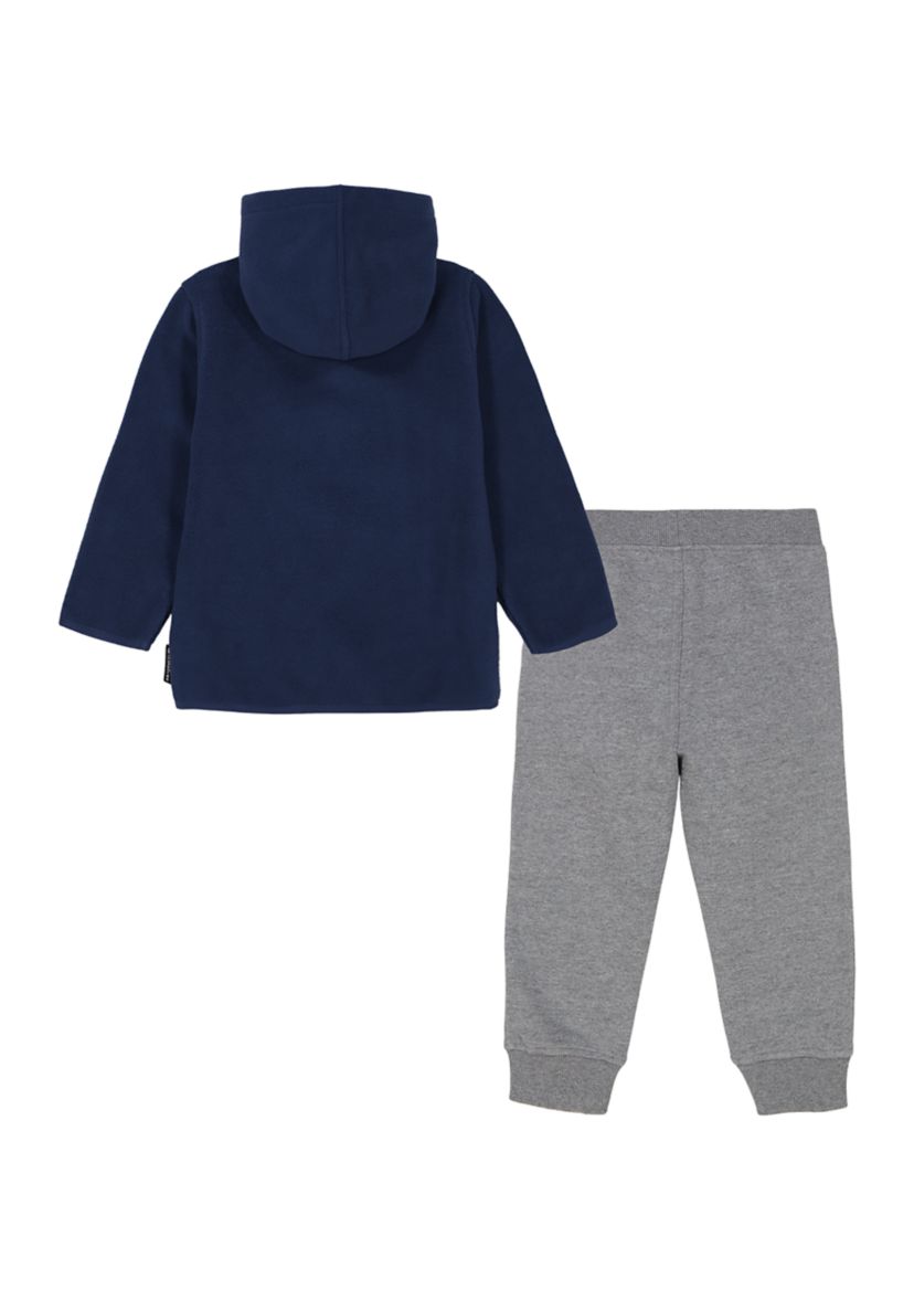 Boys 4-7 Winter Fleece Hoodie and Jogger Set