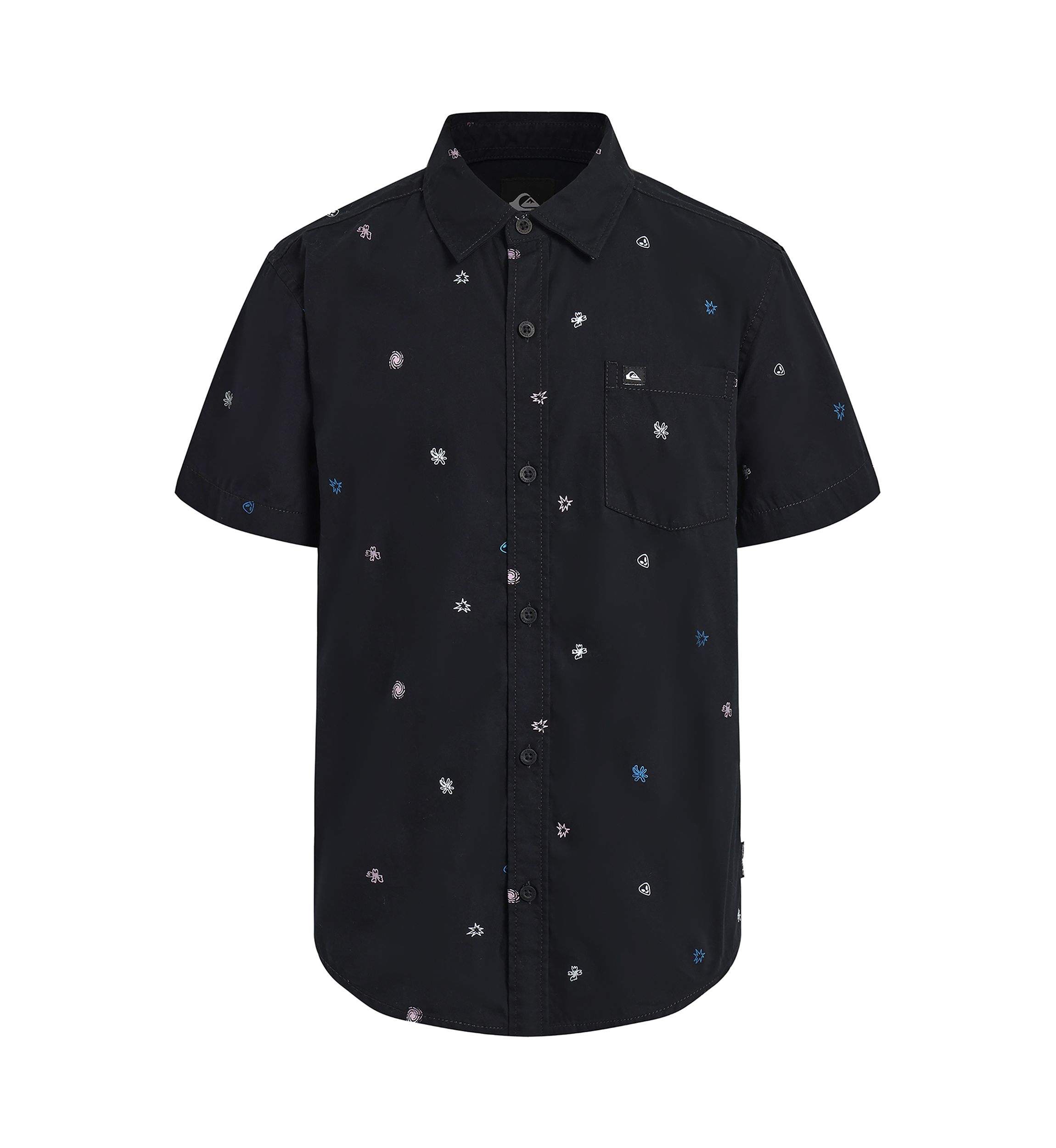 black dress shirt for boys The Children's Place Boys Uniform Long Sleeve Oxford Button Down Shirt Black XXL (16)