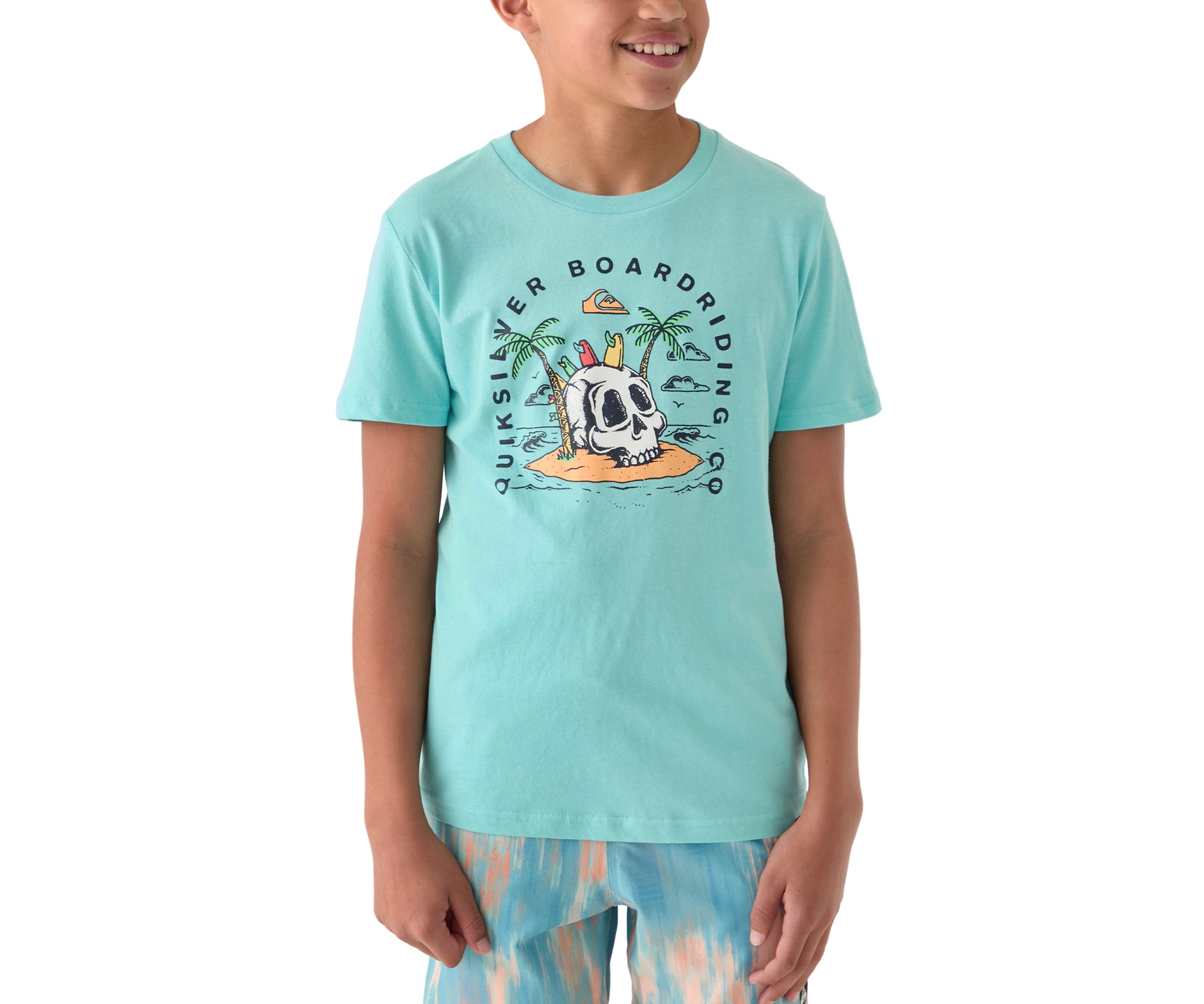 Boys 8-20 Skull Hawk Short Sleeve Graphic T-Shirt