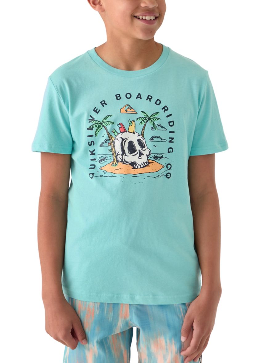 Boys 8-20 Skull Hawk Short Sleeve Graphic T-Shirt