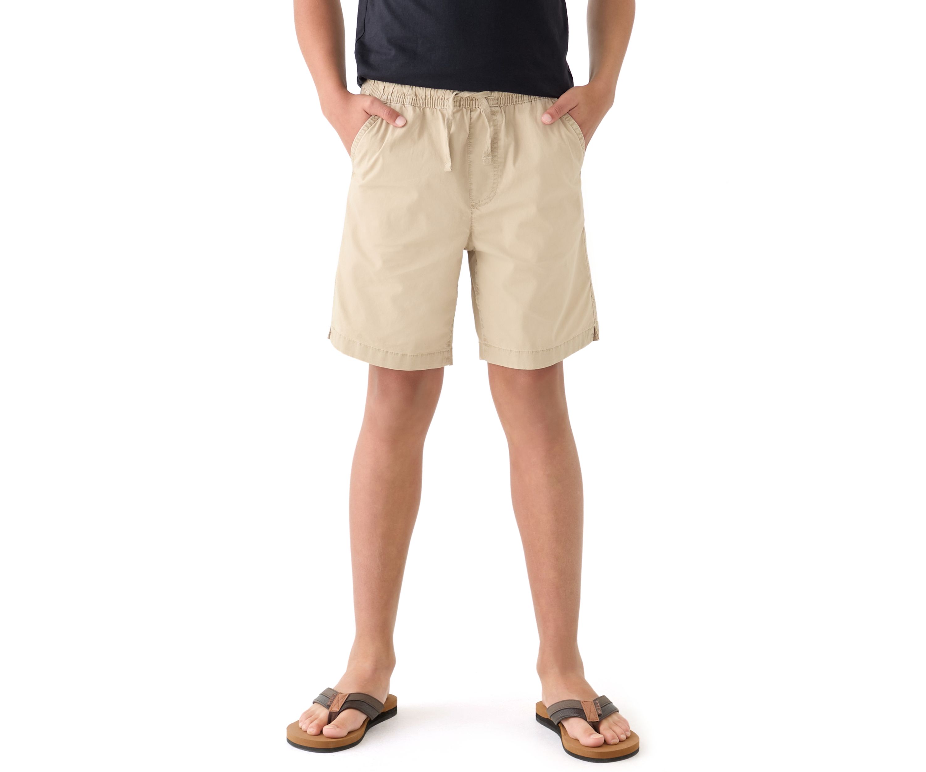 Boys 8-20 Cotton Blend Pull On Shorts 