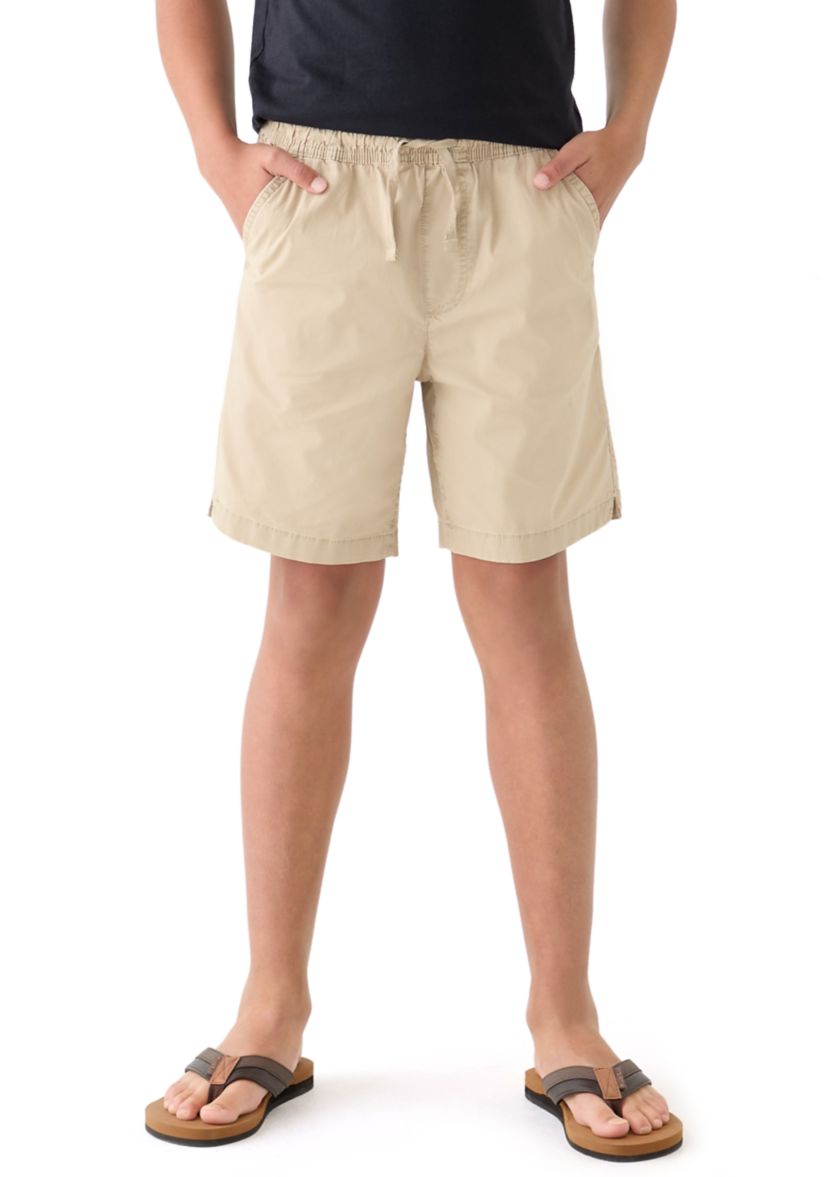 Boys 8-20 Cotton Blend Pull On Shorts 