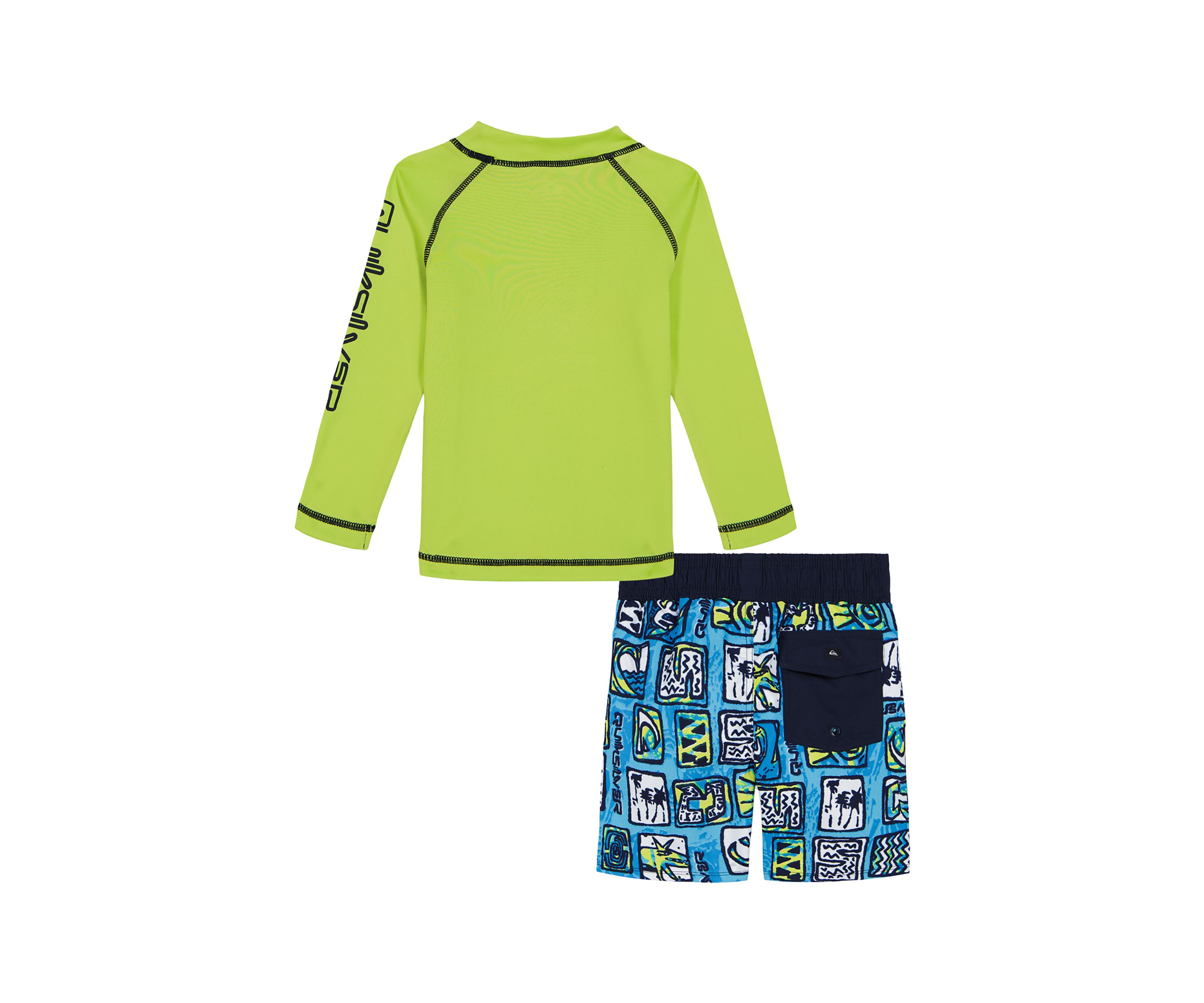 Boys 4-7 Graphic Surf Shirt and Printed Board Shirts