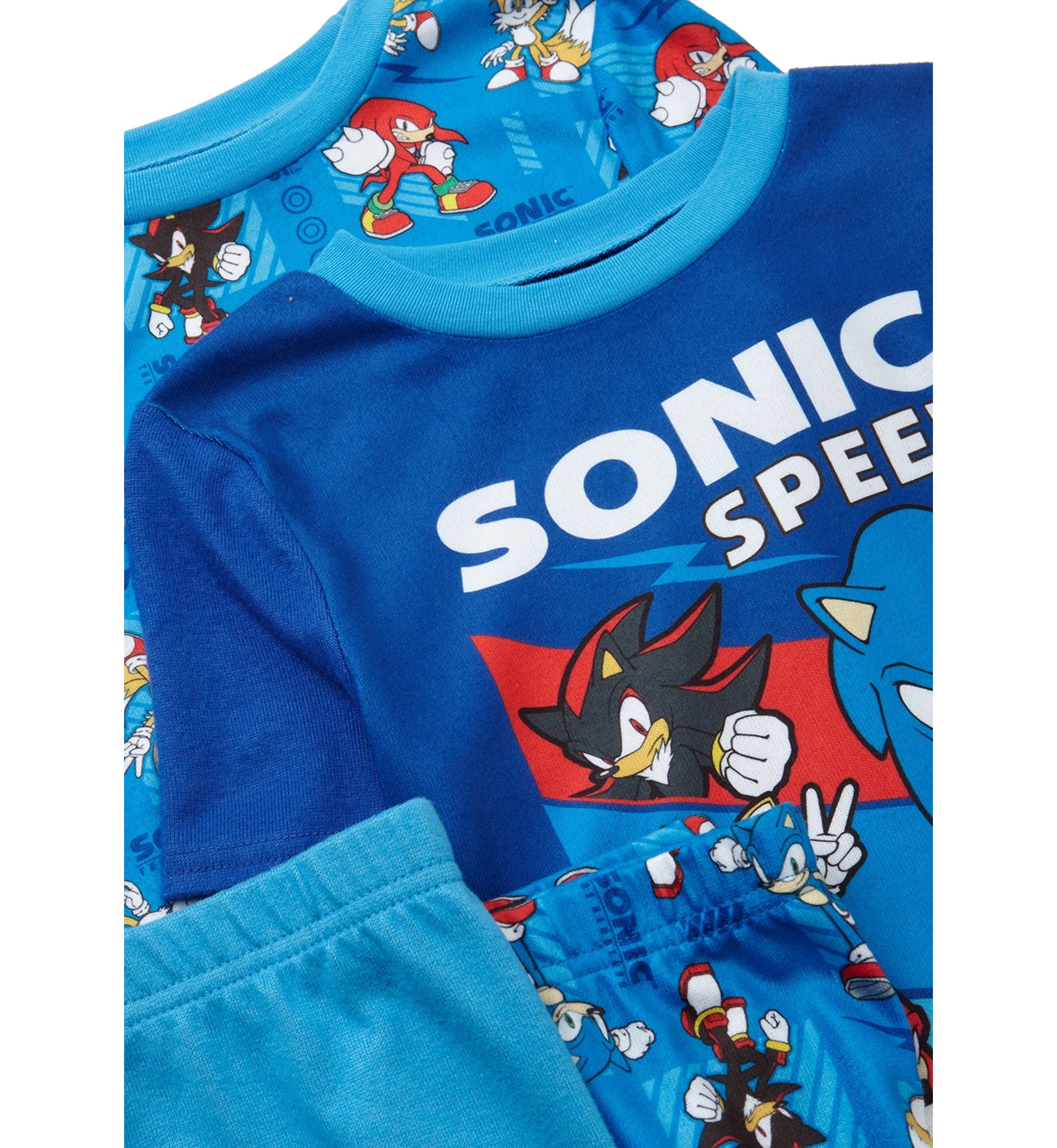 Boys 4-10 Sonic Printed Pajama Set