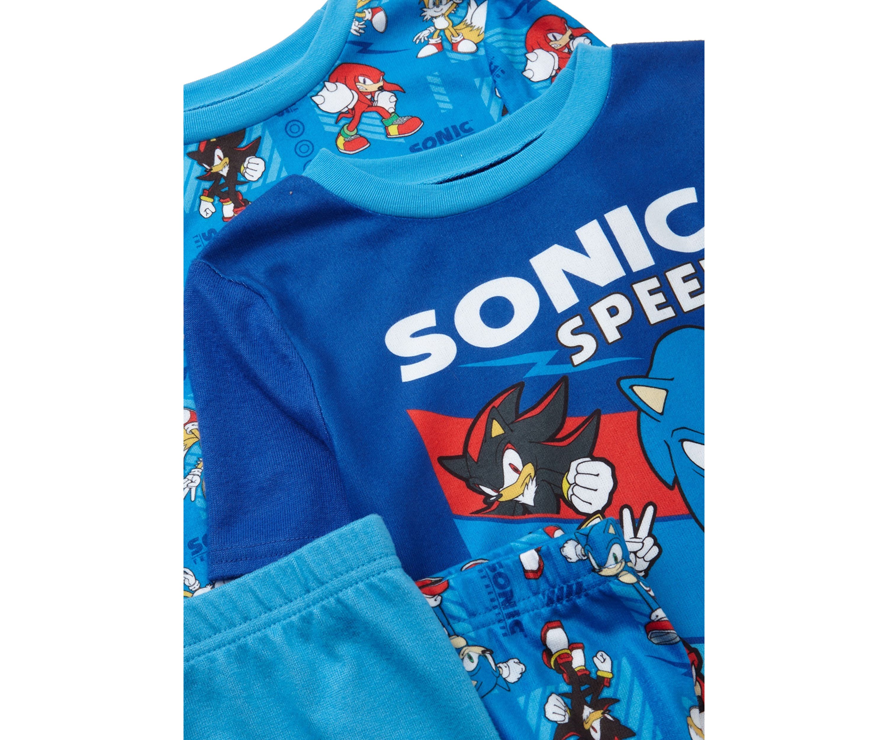 Boys 4-10 Sonic Printed Pajama Set