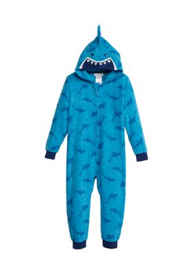 Saint Eve Kids Boys 4-7 Hooded Blanket Sleeper - Shark