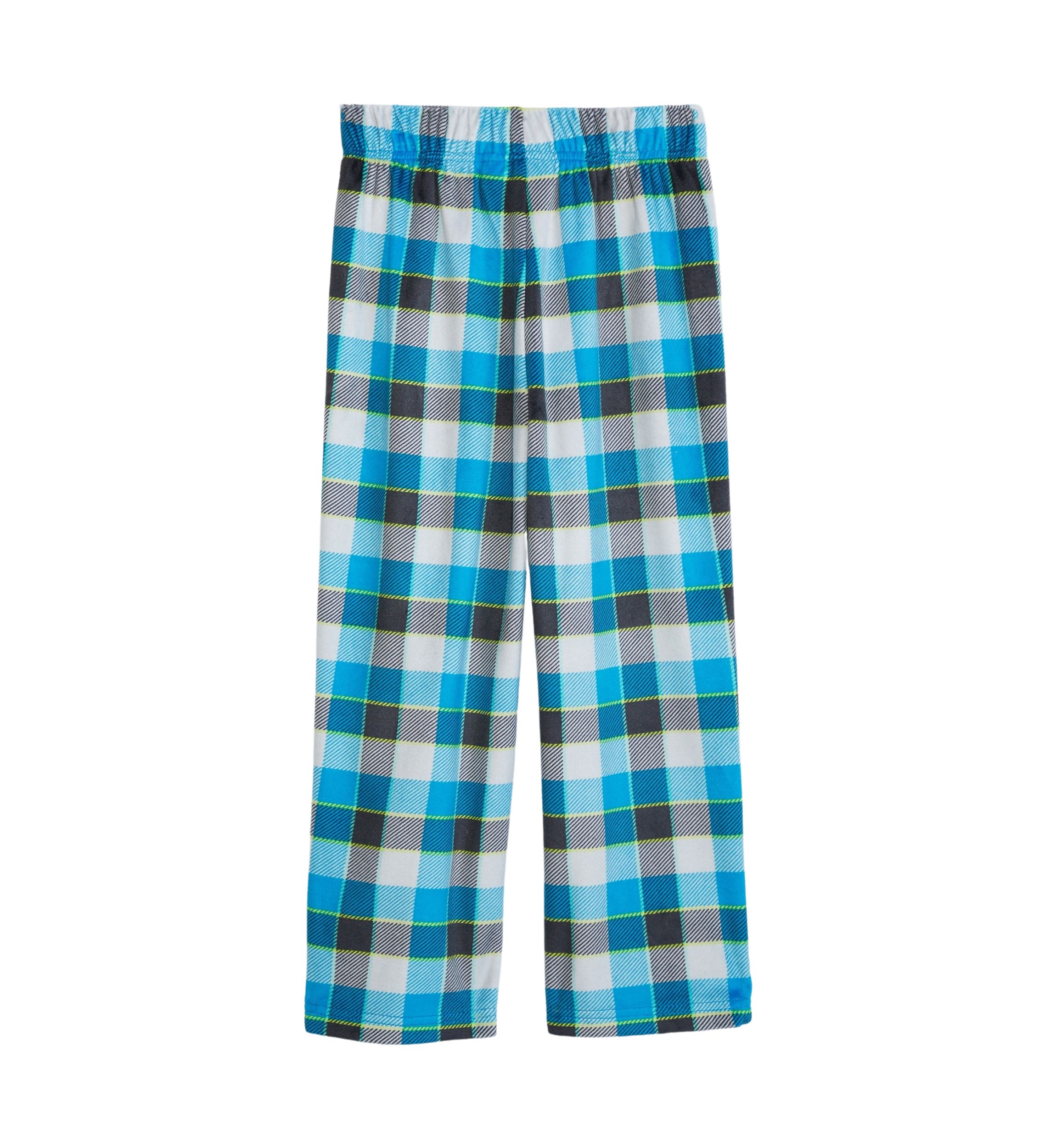 Boys Blue Plaid Pajama Pants