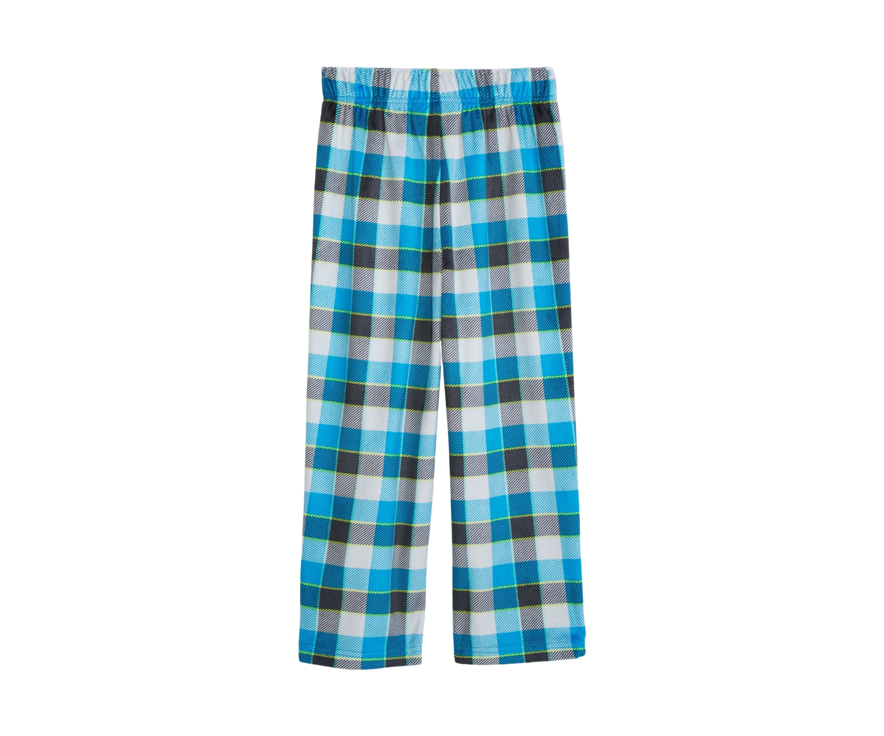 Boys Blue Plaid Pajama Pants