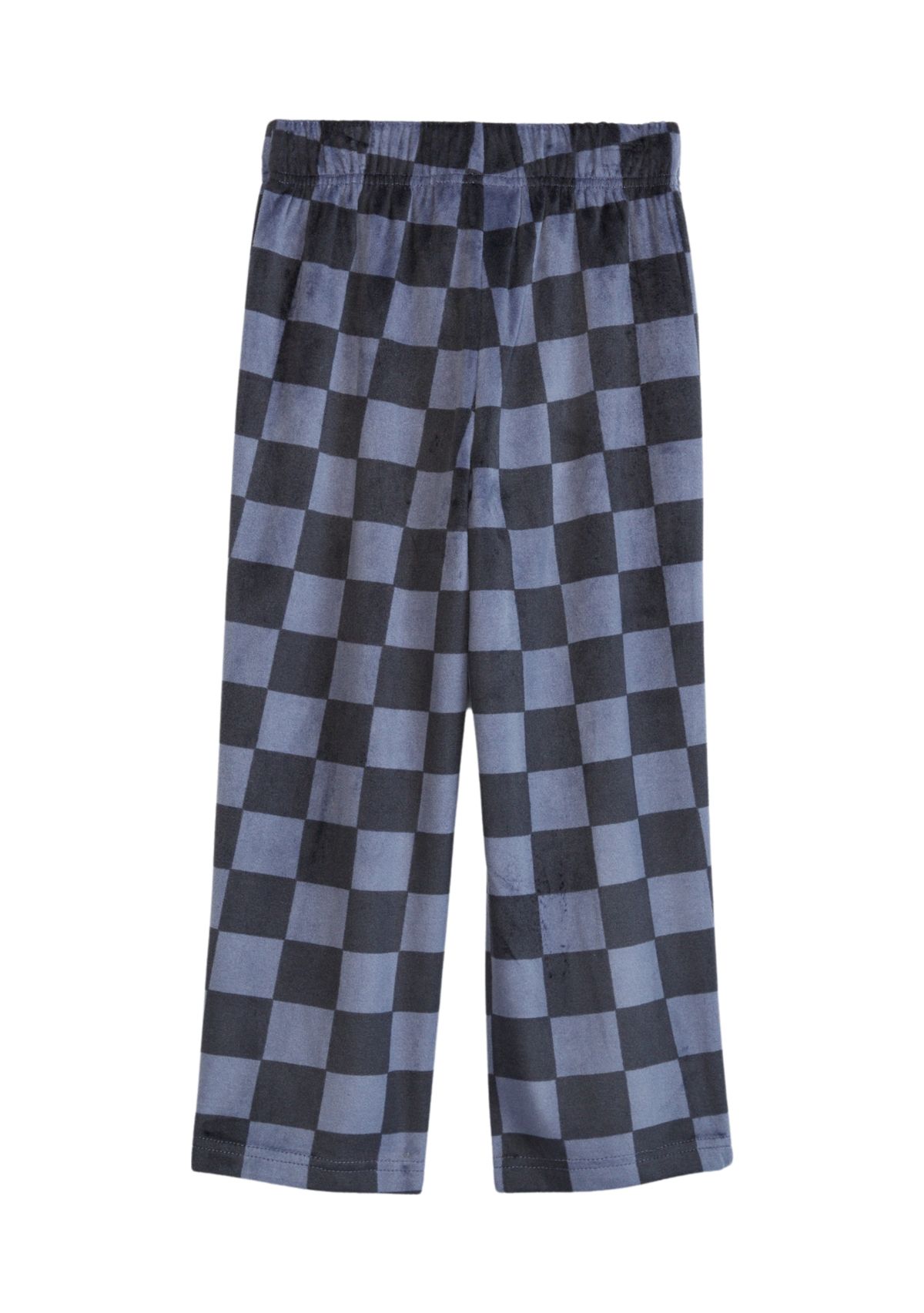 Girls Gray Check Pajama Pants