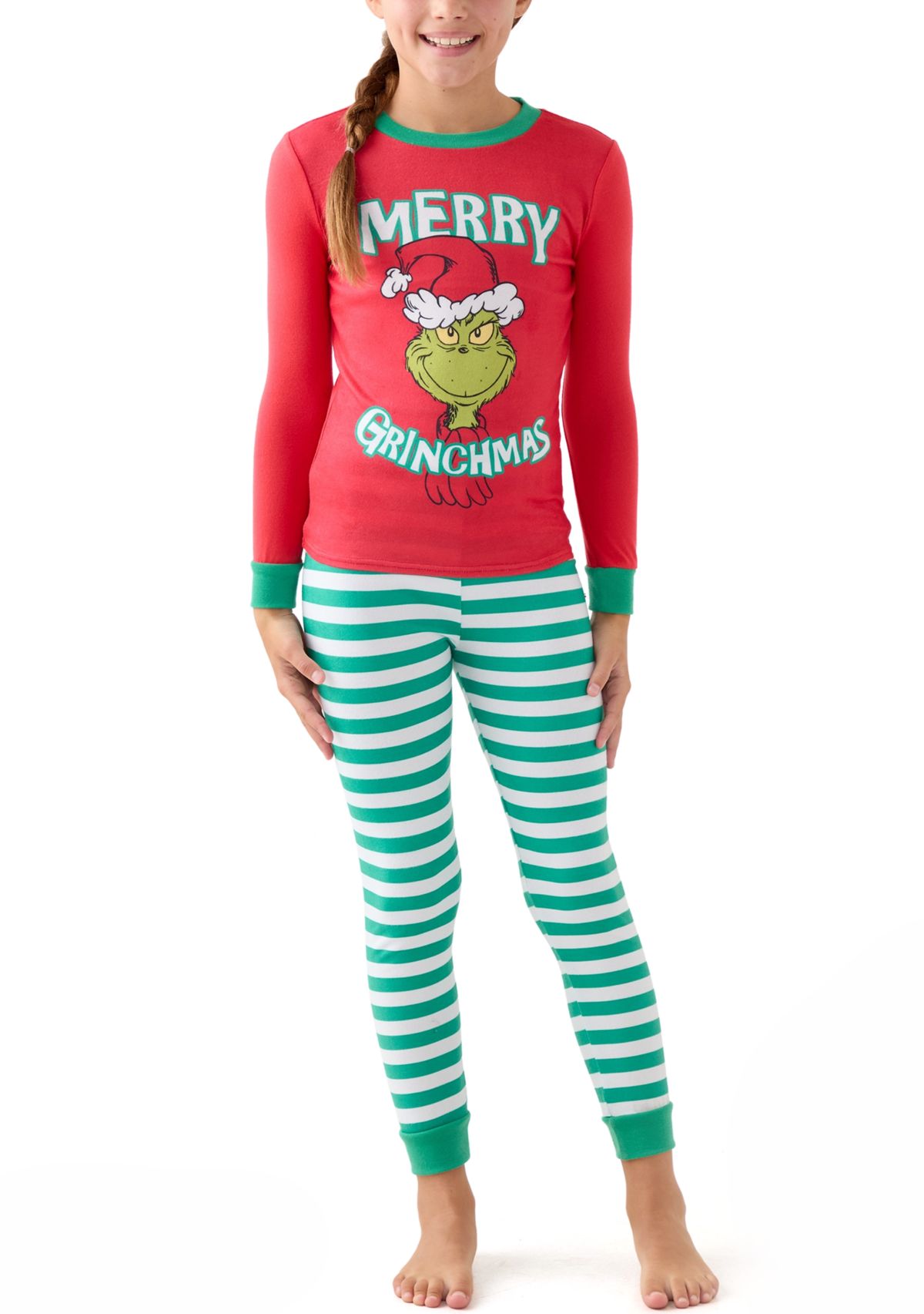 Boys 4-7 Grinch 4-Piece Pajama Set