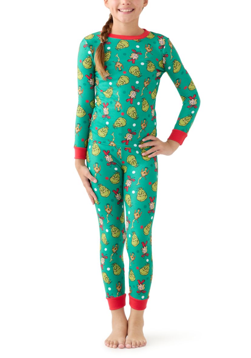 Boys 4-7 Grinch 4-Piece Pajama Set