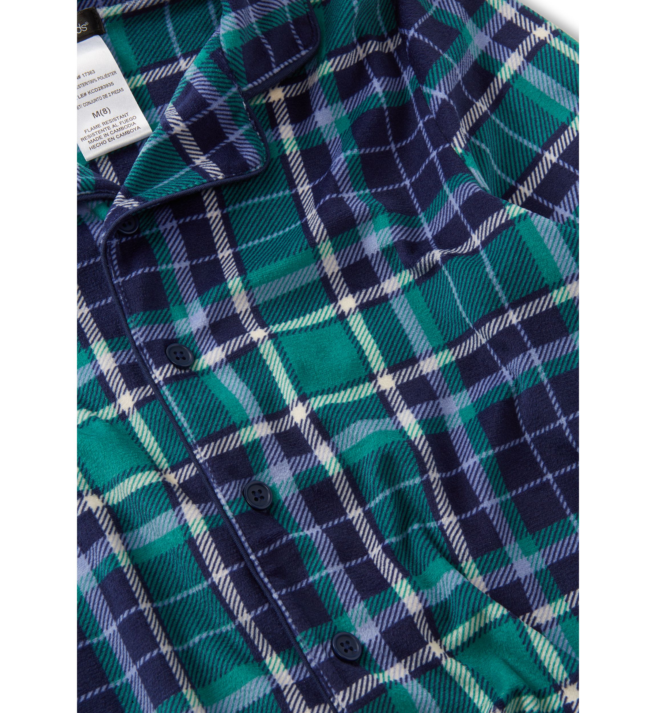 Boys 8-20 Plaid Coat Set