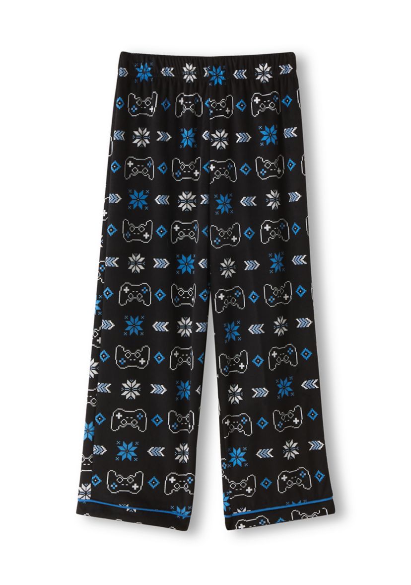 Boys 6-16 Controller Print Pajama Set 
