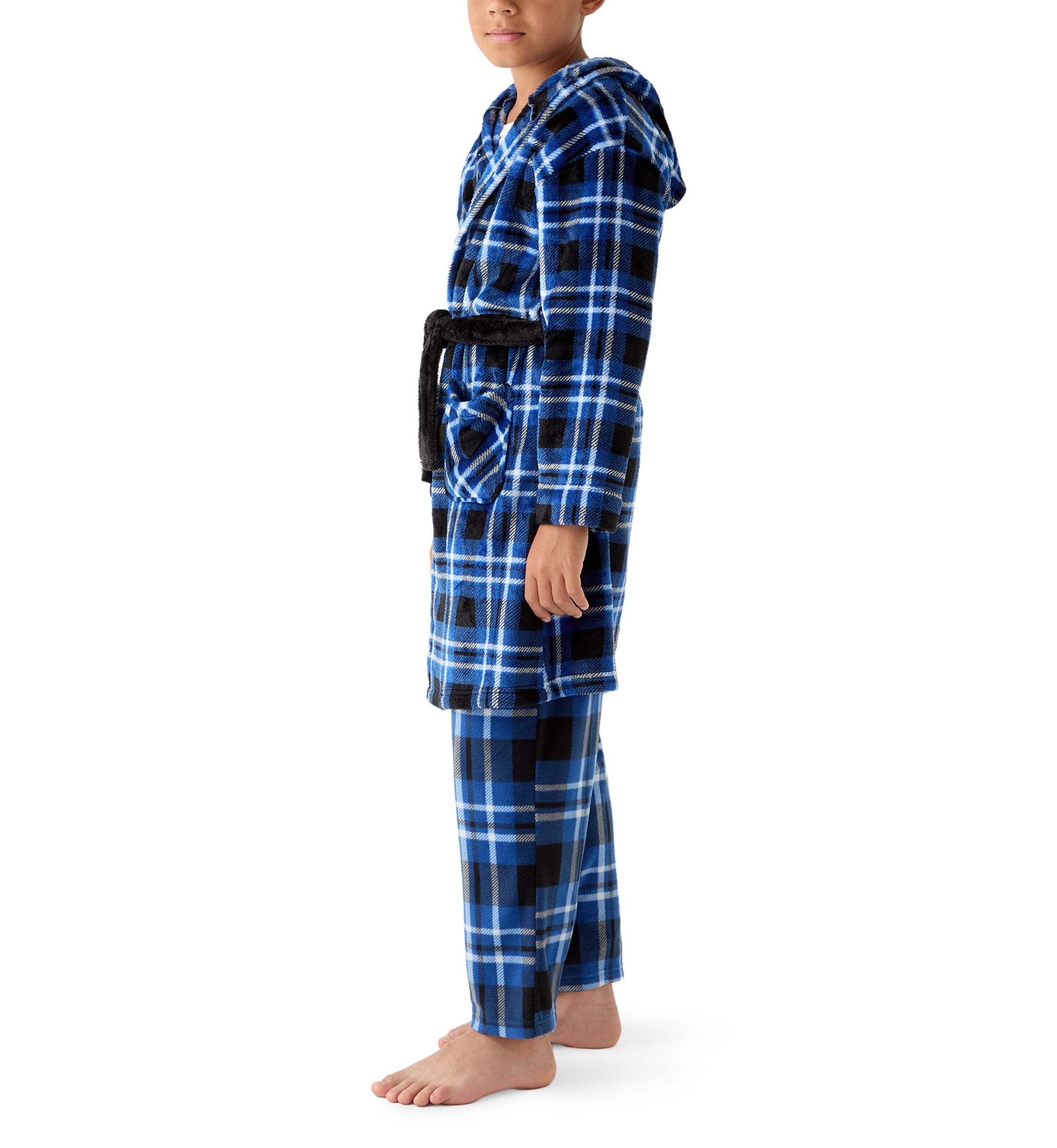 Boys 8-20 Plaid Robe
