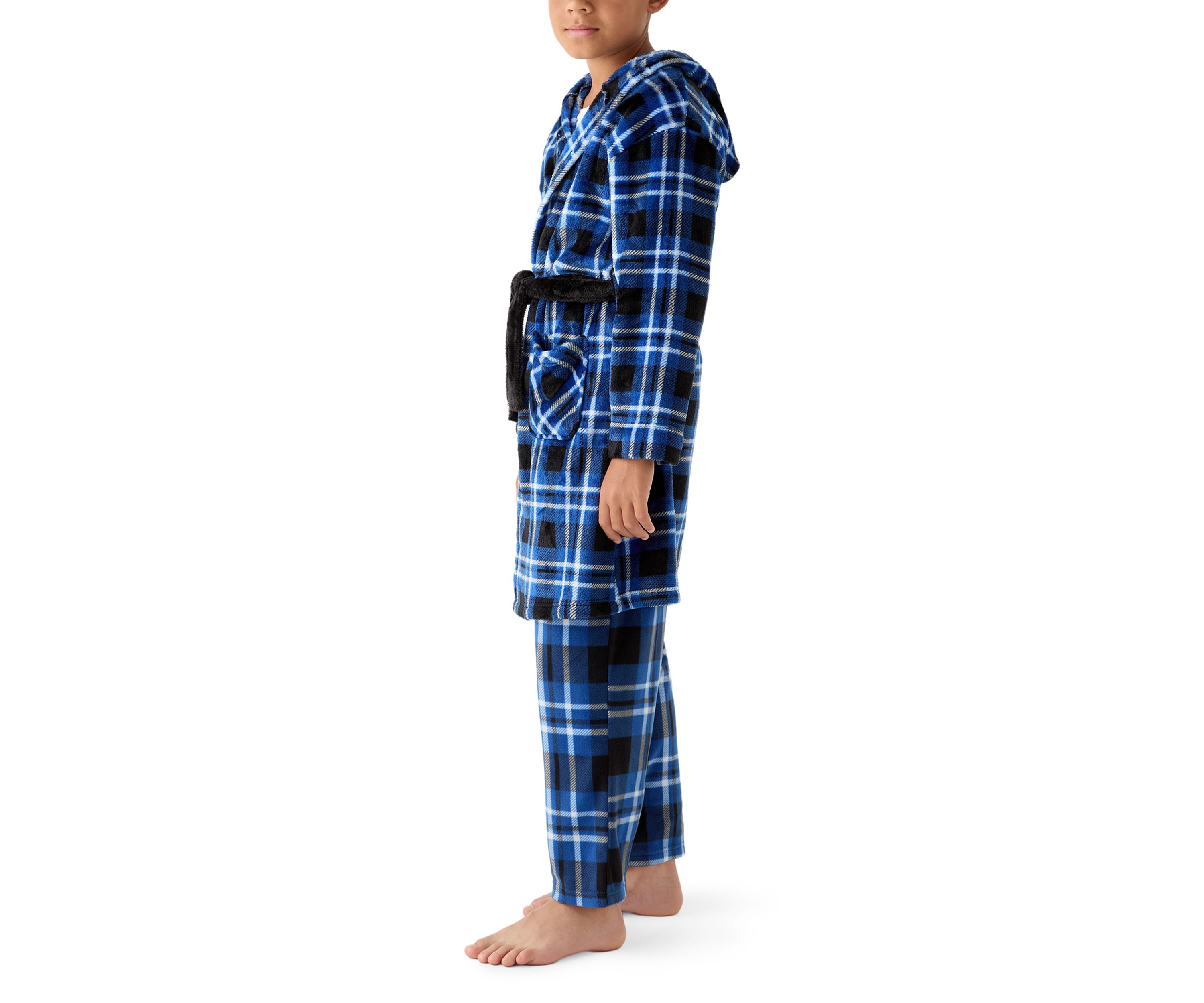 Boys 8-20 Plaid Robe
