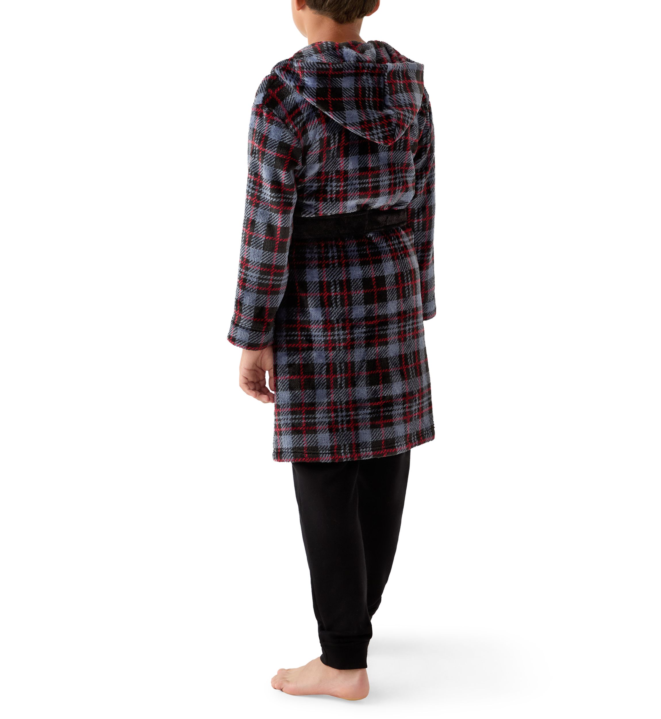 Boys 4-10 Plaid Robe