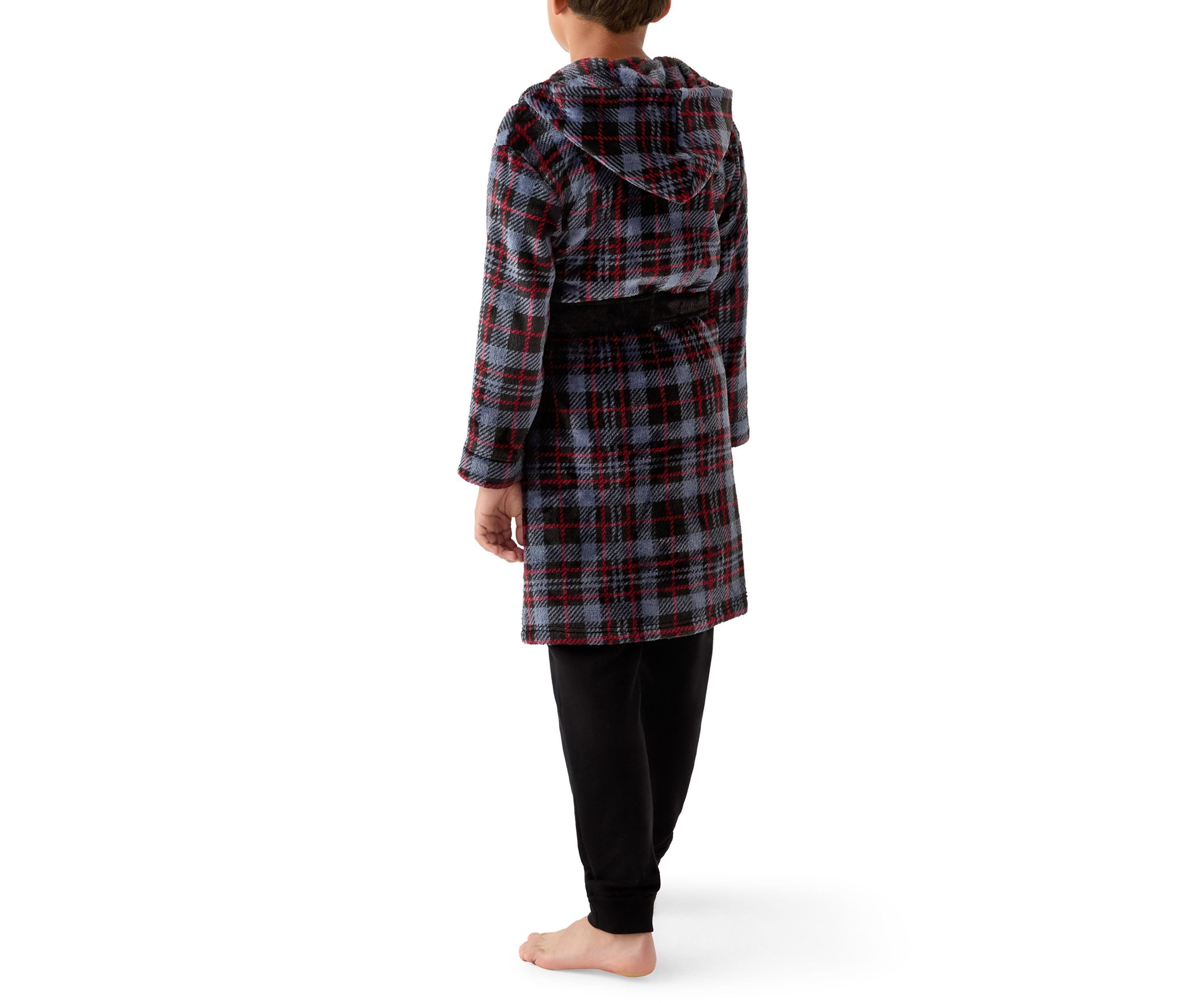 Boys 4-10 Plaid Robe