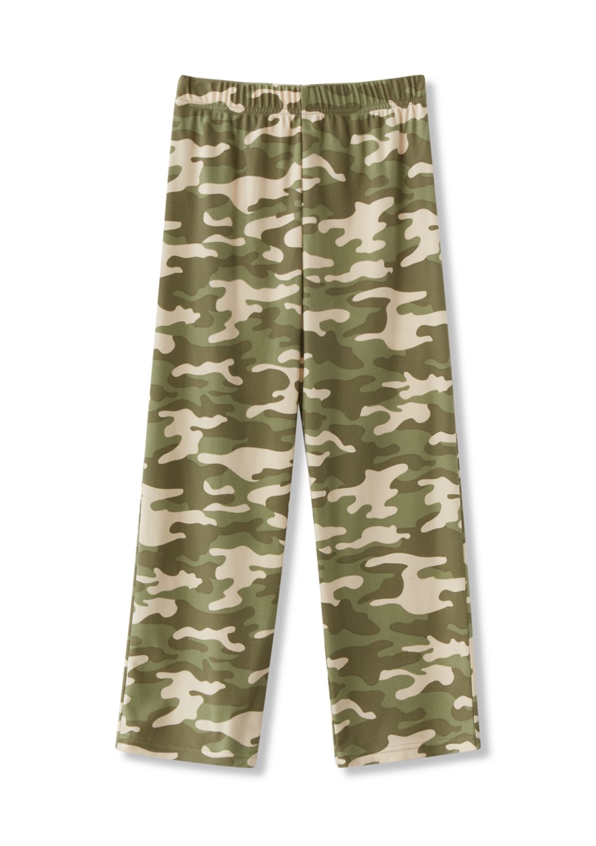 Boy 6-16 Long Color Block Raglan Sleeve Shirt and Camo Pants Pajama Set 