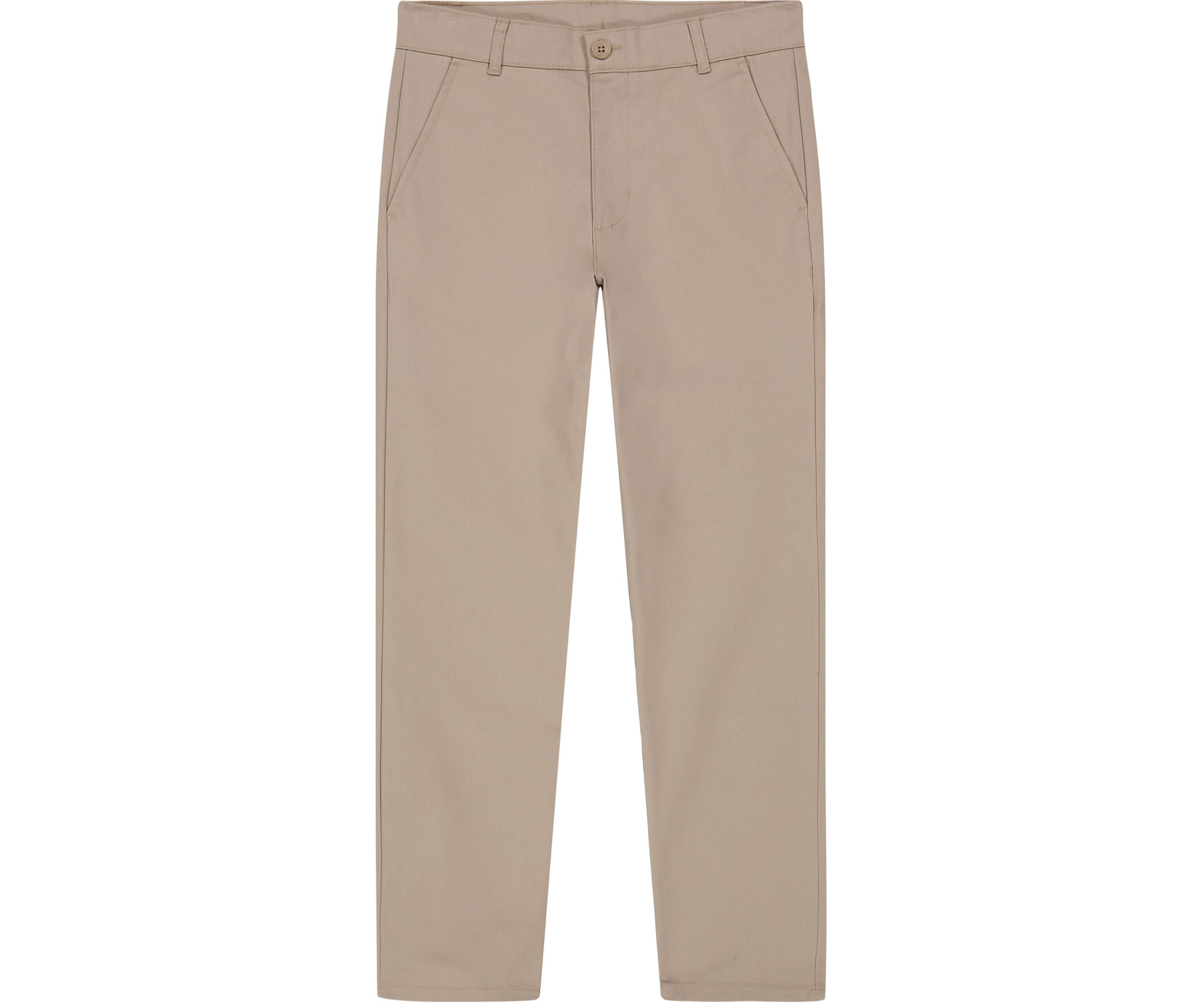 Boys 8-20 Flat Front Twill Pant