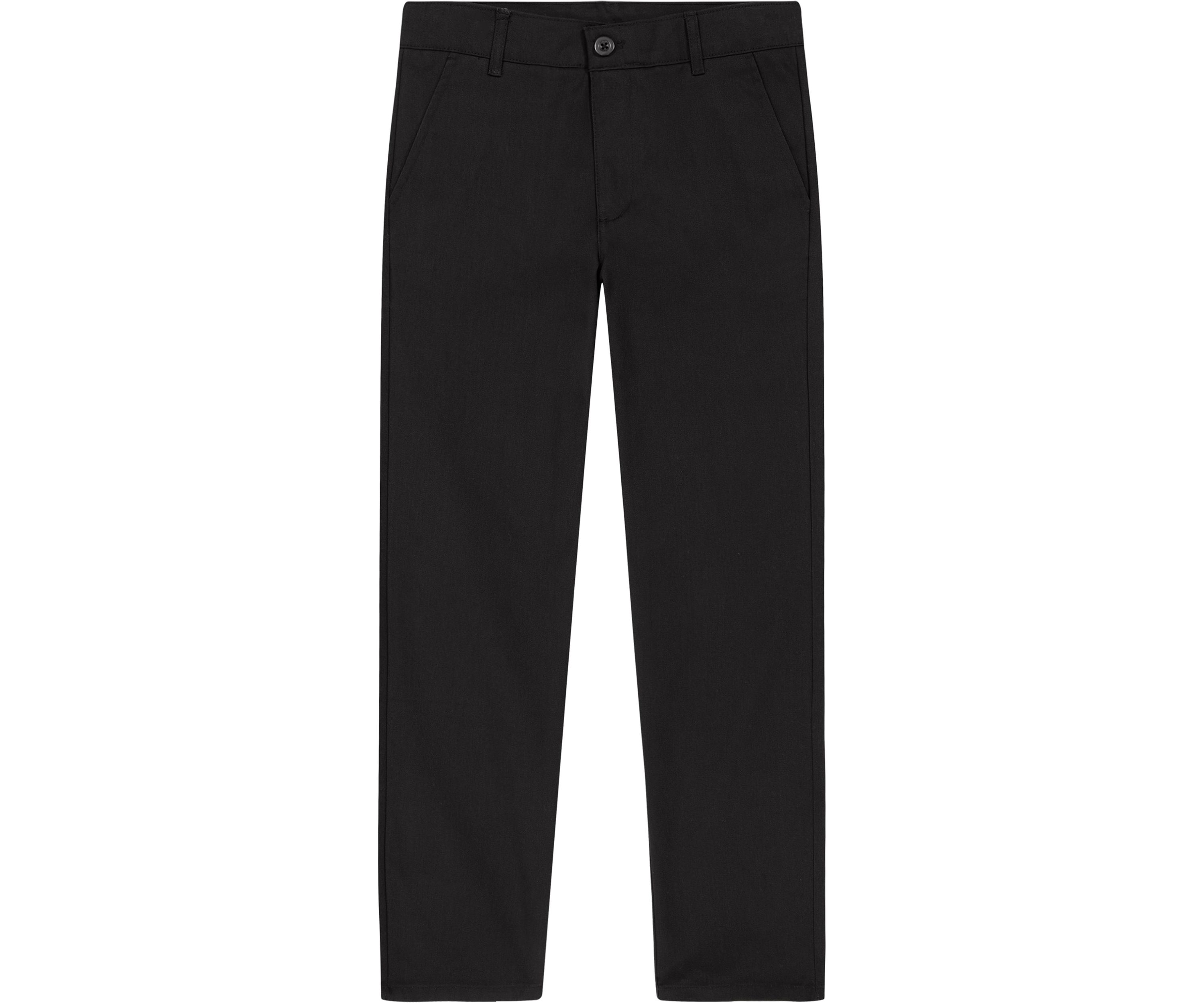 Boys 8-20 Slim Fit Flat Front Twill Pant