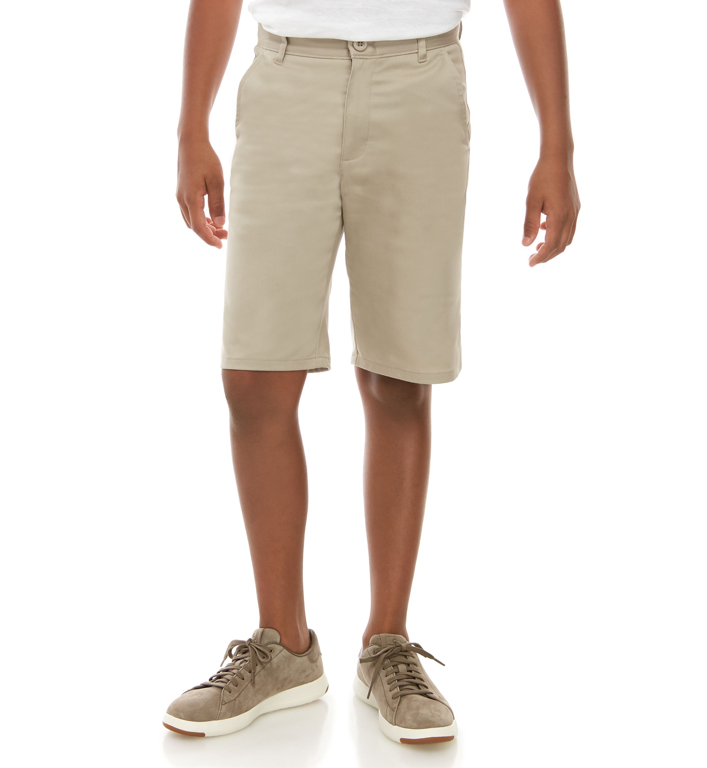 Boys 8-20 Flat Front Twill Short