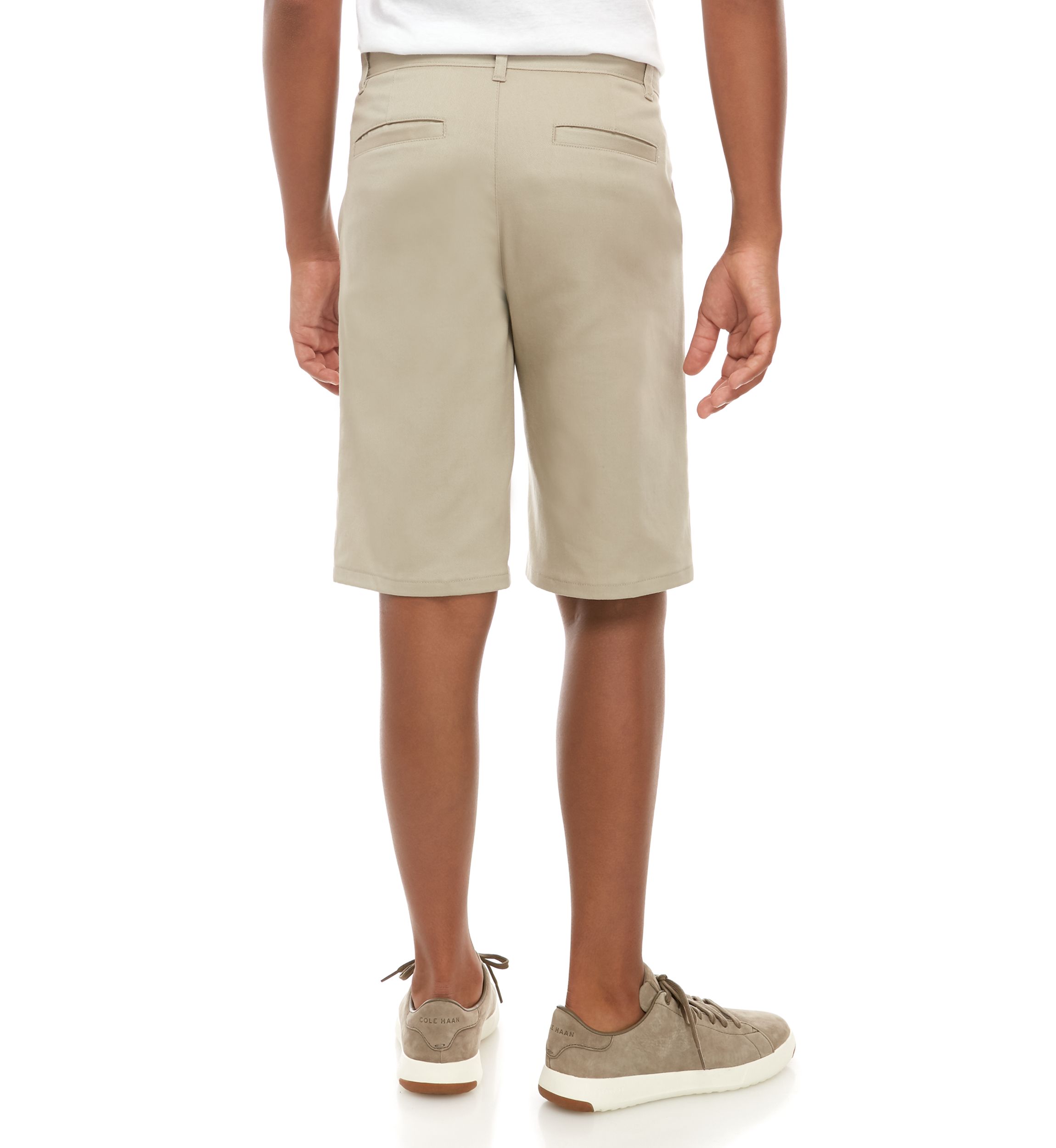 Boys 8-20 Flat Front Twill Short