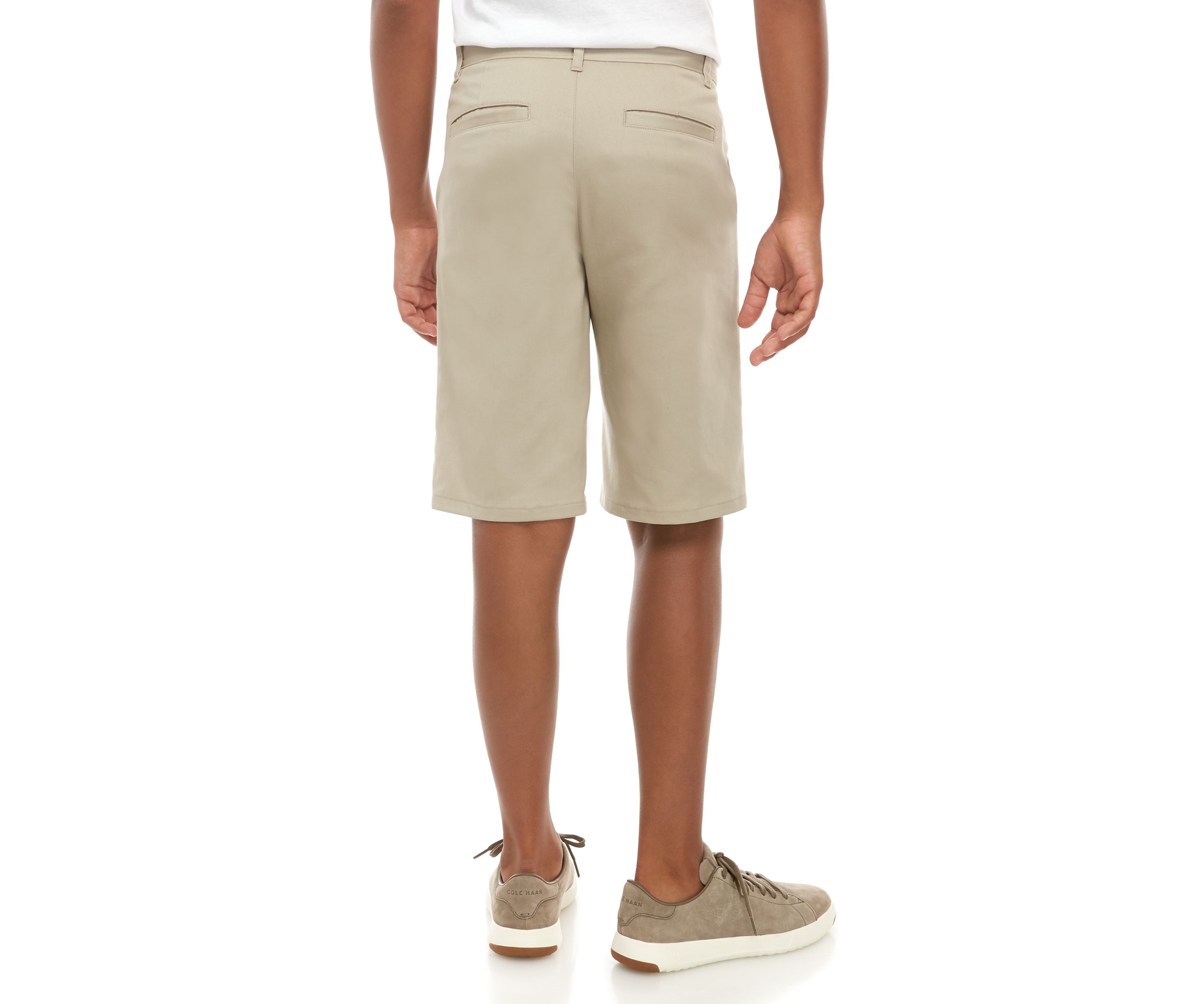 Boys 8-20 Flat Front Twill Short