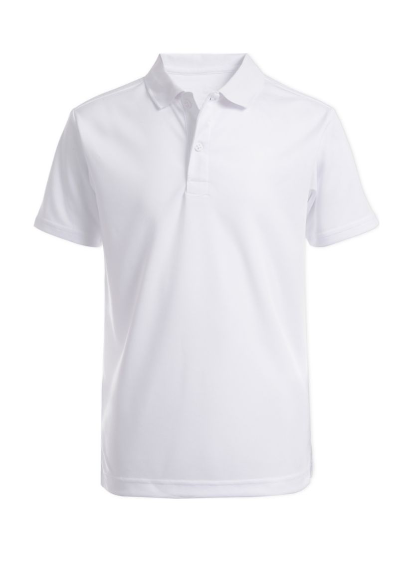 Boys 8-20 Husky Perforated Polo Shirt