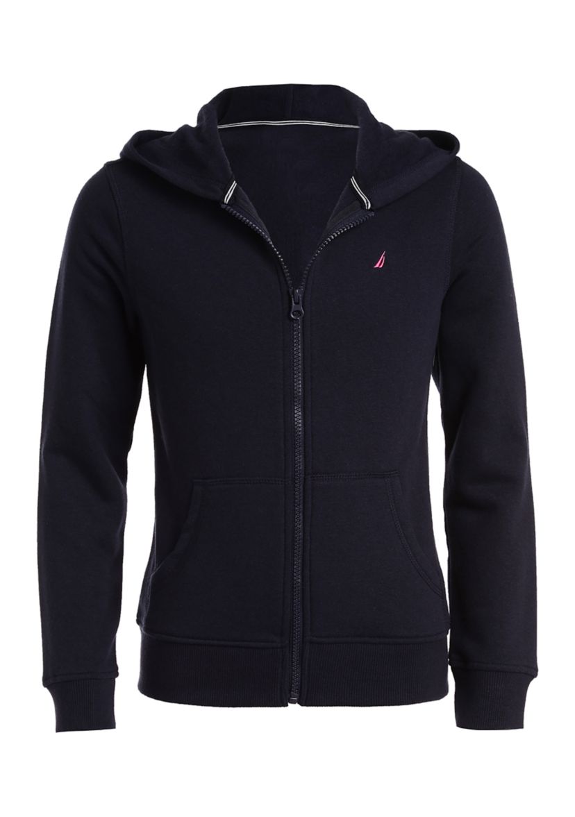 Girls 4-6x Full Zip Fleece Hoodie