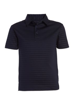 Nautica Boys 8-20 Striped Performance Polo Shirt, Navy Blue, XL 18-20