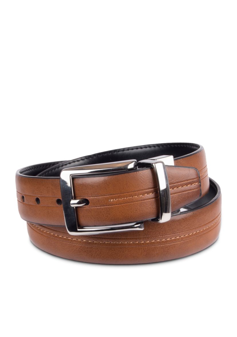 Boys 4-20 Feather Edge Reversible Belt