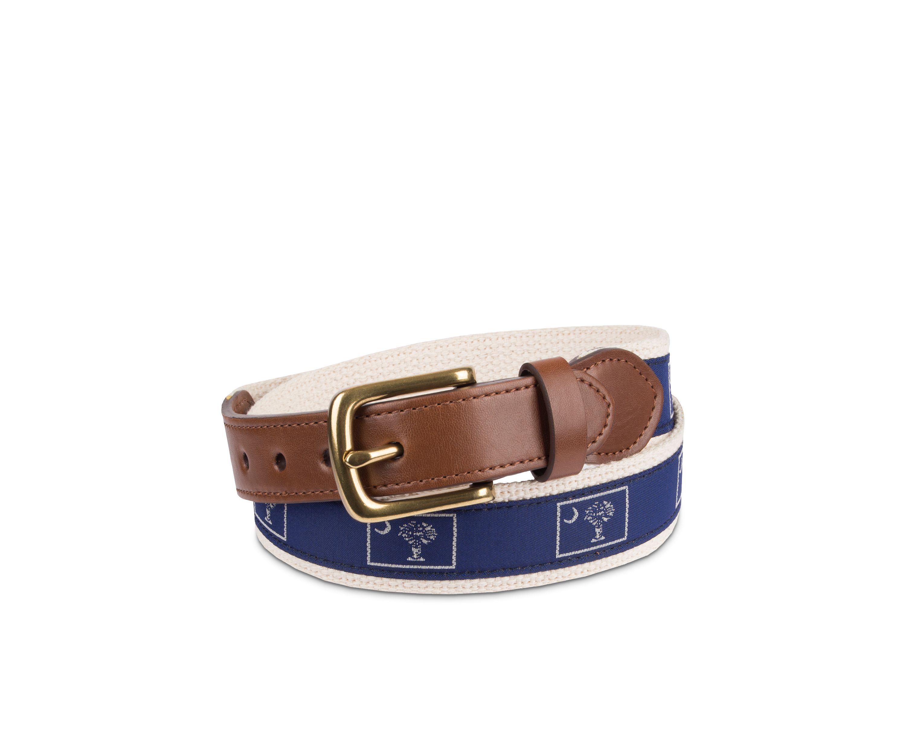Boys 4-20 Palmetto Print Belt 
