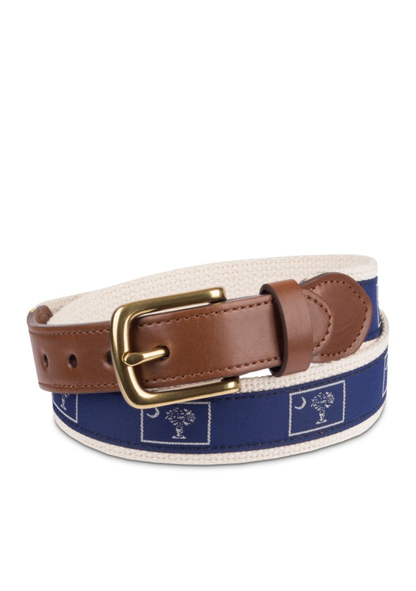 Boys 4-20 Palmetto Print Belt 