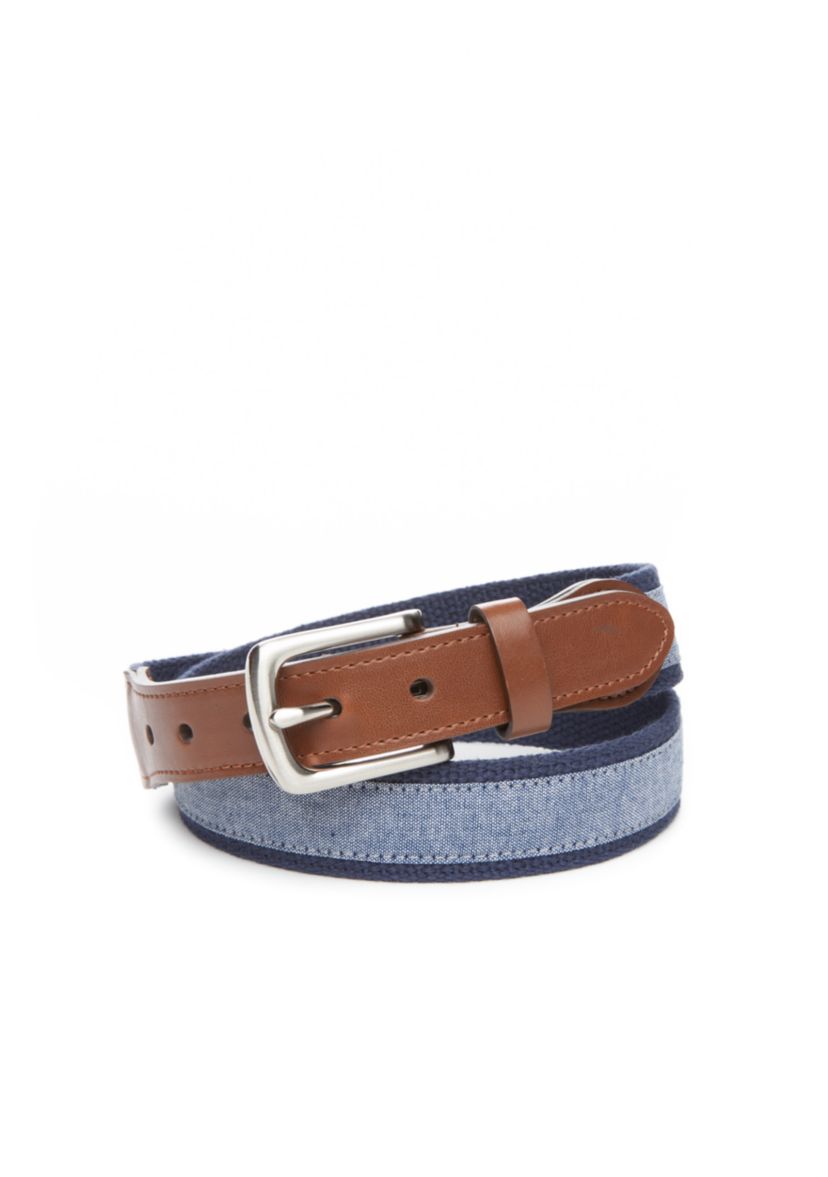 Chambray Overlay Belt