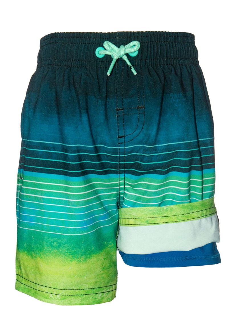 Boys 8-20 Stripe Swim Trunks 