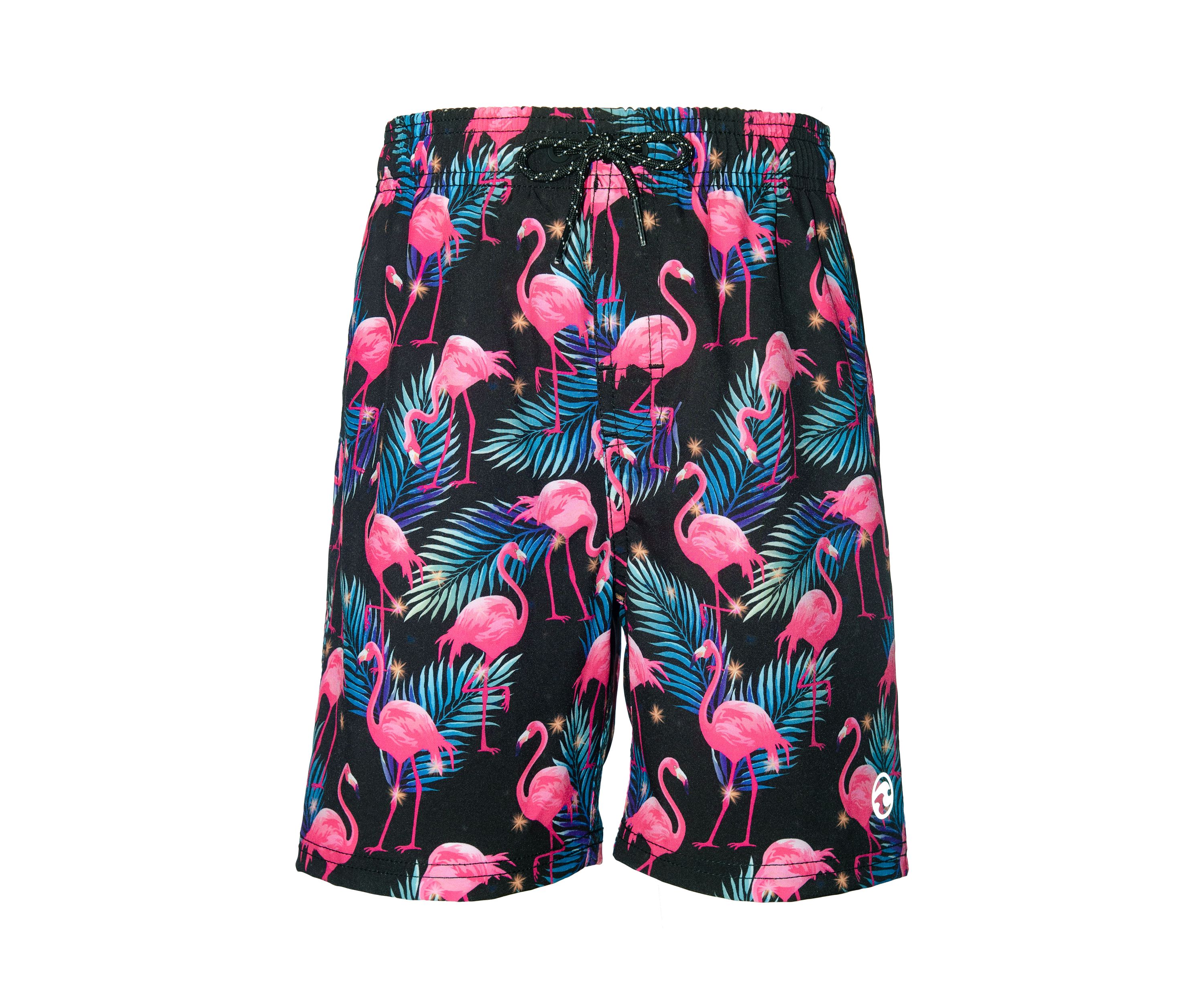 Boys 8-20 Flamingo Swim Trunks