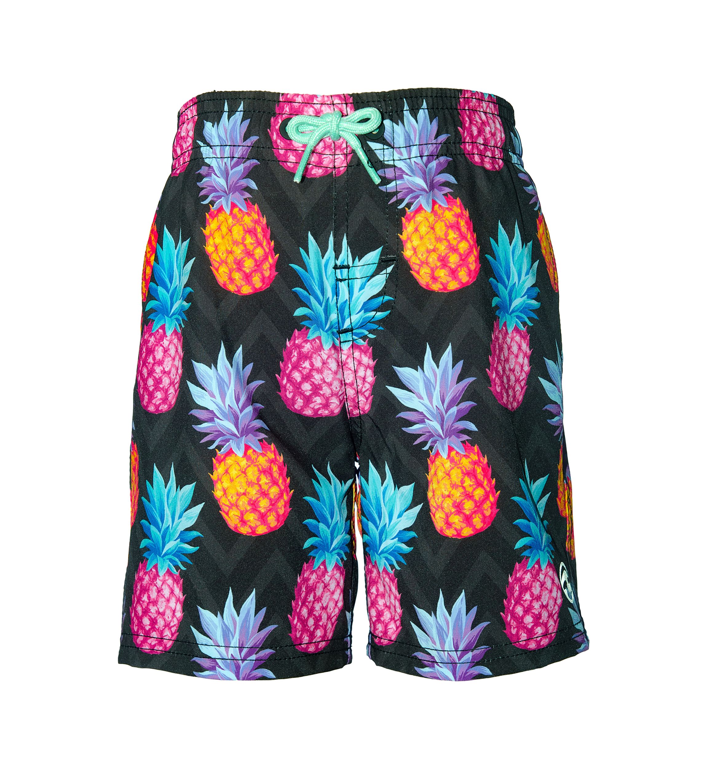 Boys 4-7 Pineapple Swim Trunks