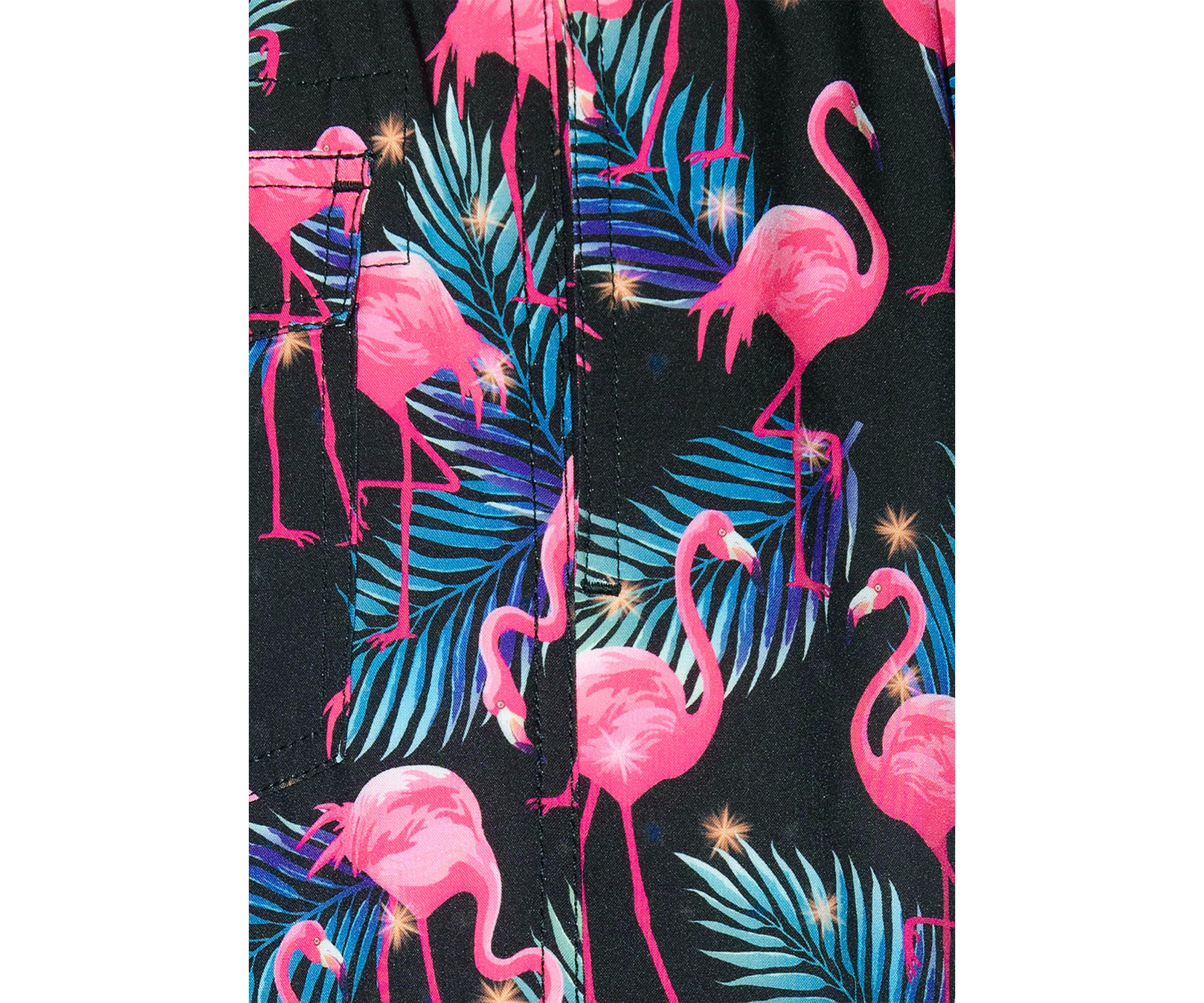 Boys 4-7 Flamingo Swim Trunks