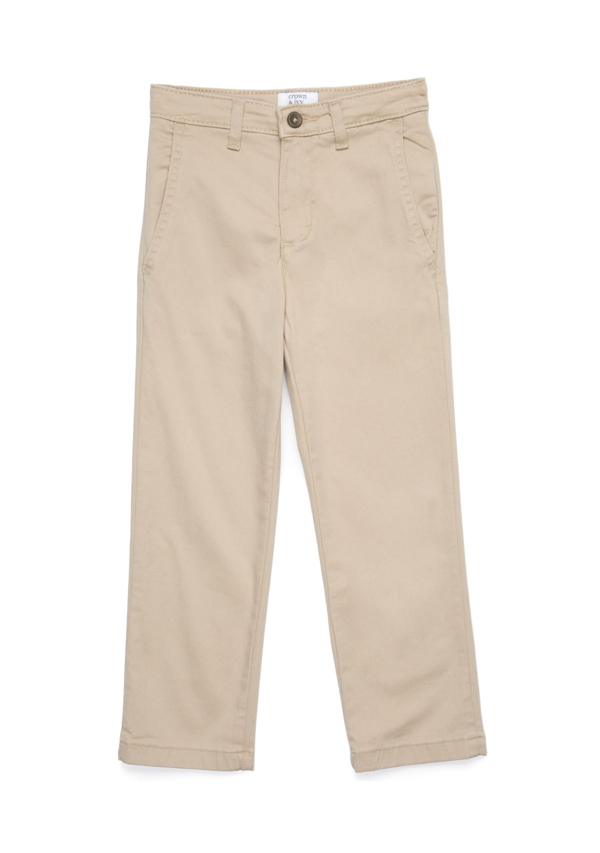 Boys 4-8 Khaki Twill Pants