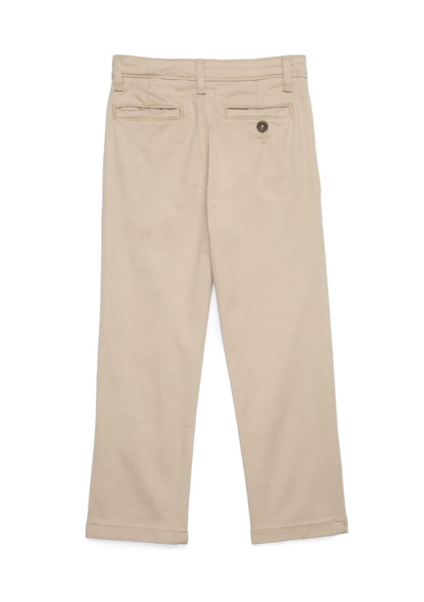 Boys 4-8 Khaki Twill Pants