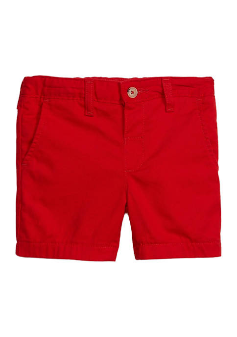 Crown & Ivy™ Boys 4-7 Flat Front Twill