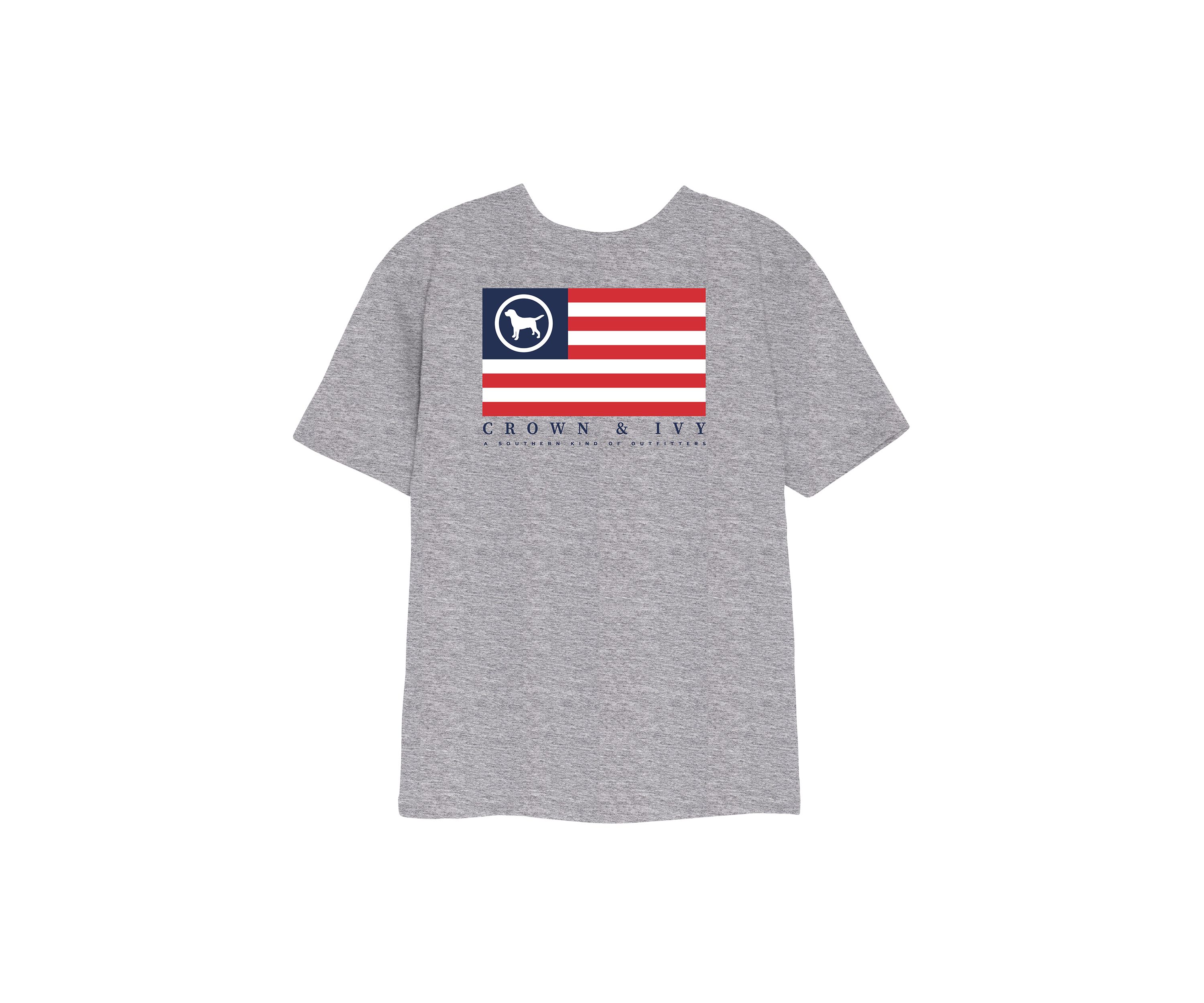 Boys 4-7 Flag Graphic T-Shirt