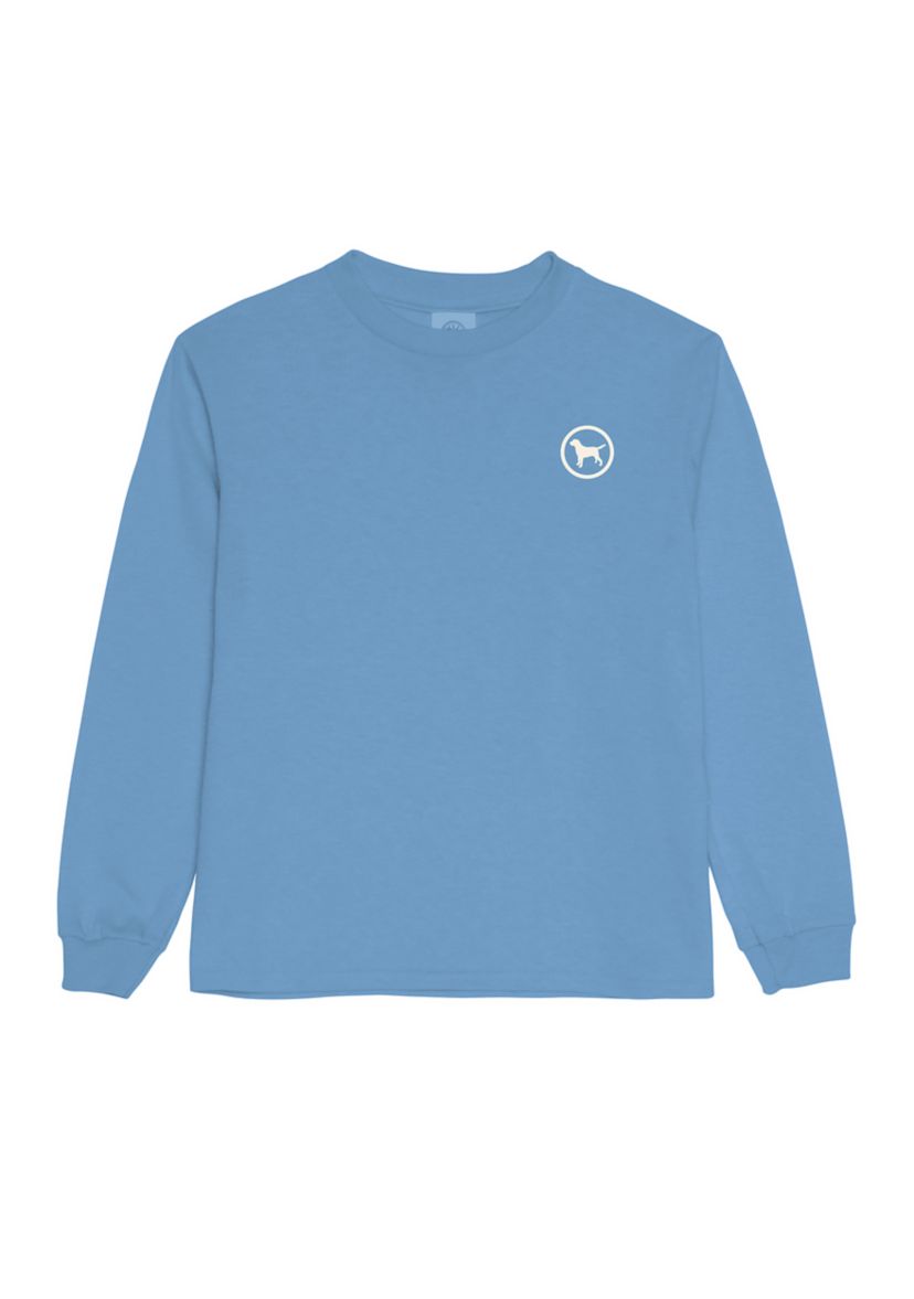 Boys 4-7 Snowman and Dog Long Sleeve Graphic T-Shirt