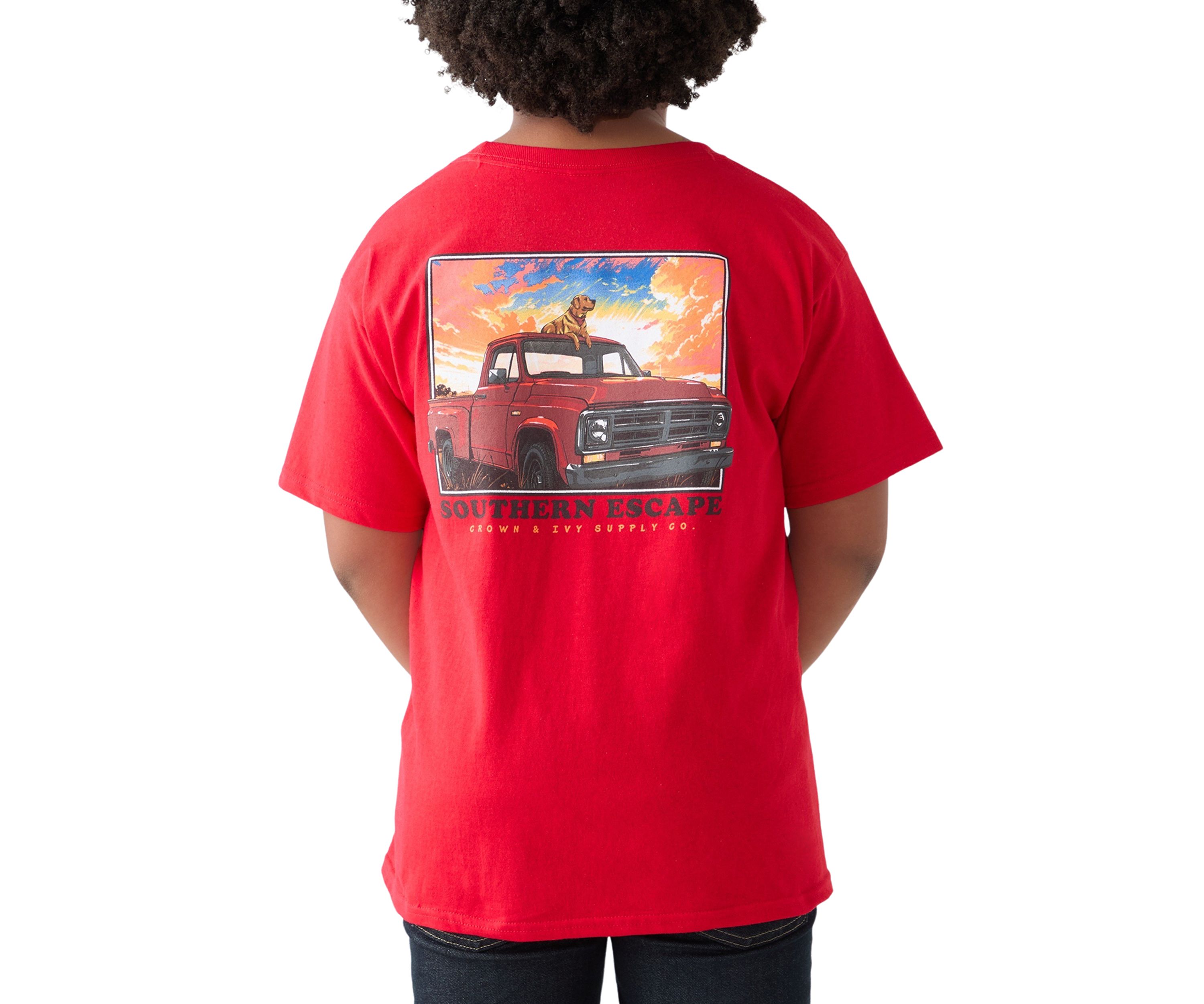Boys 8-20 Short Sleeve Escapes Graphic T-Shirt