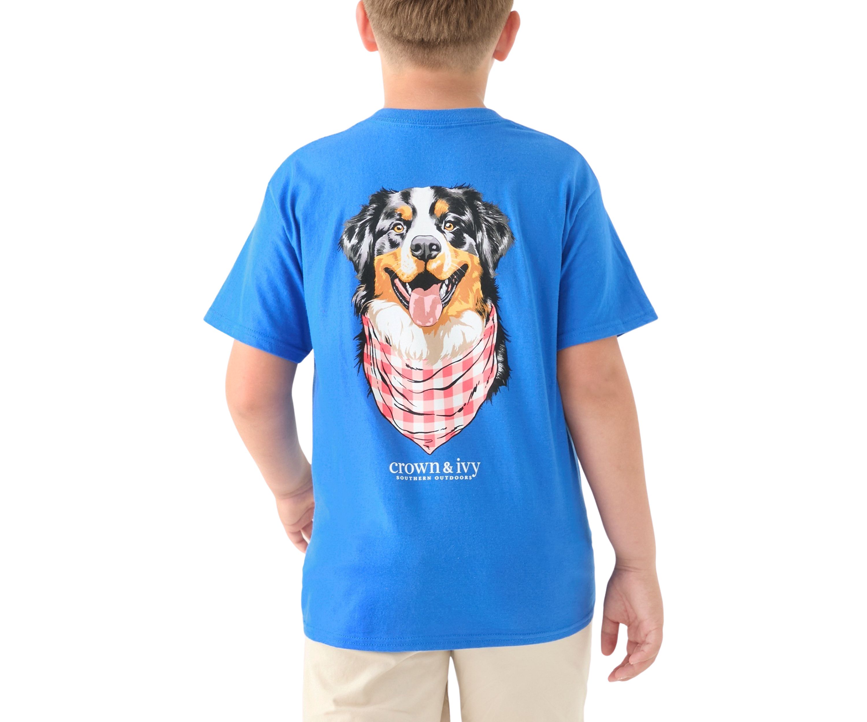 Boys 8-20 Happy Dog Graphic T-Shirt