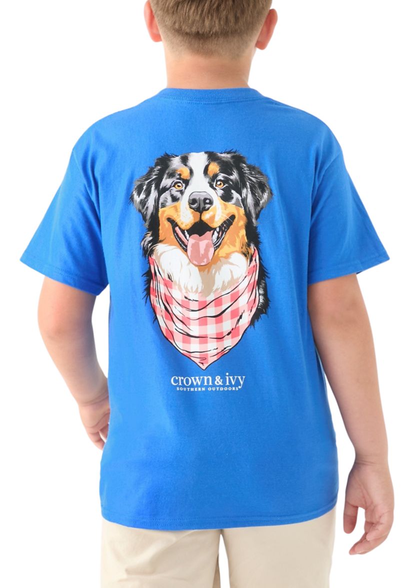 Boys 8-20 Happy Dog Graphic T-Shirt
